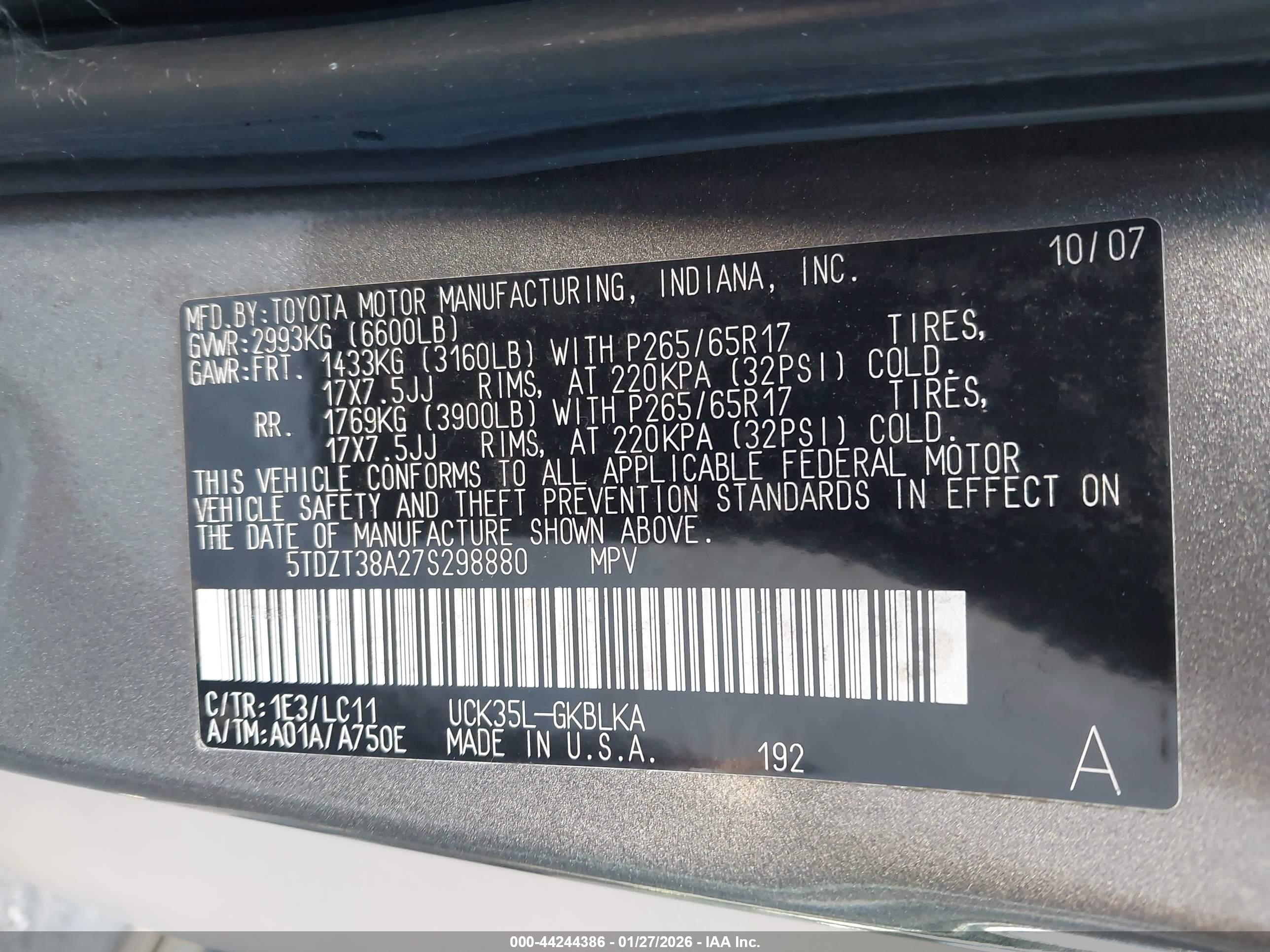 TOYOTA SEQUOIA image 9