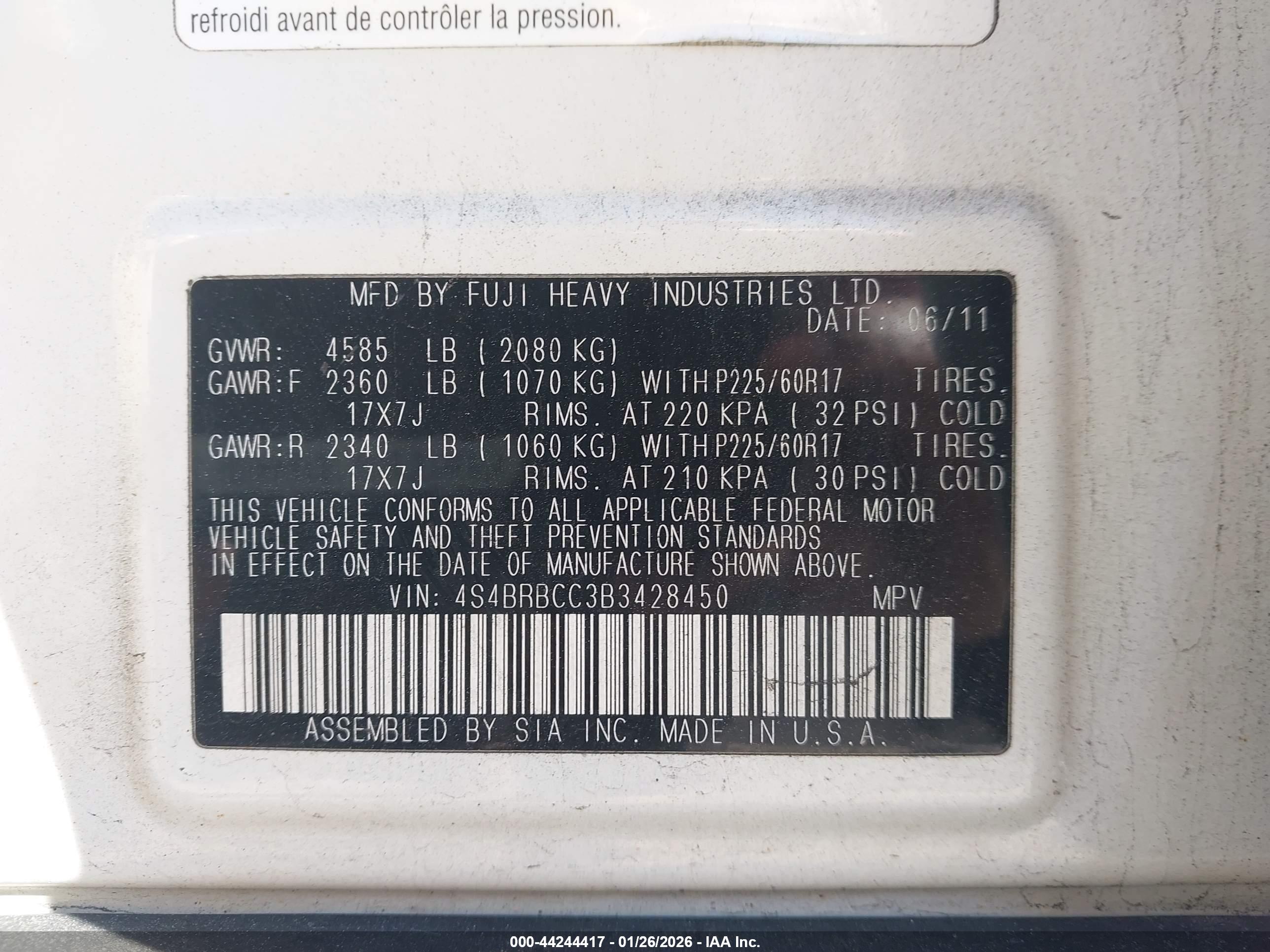 SUBARU OUTBACK image 9