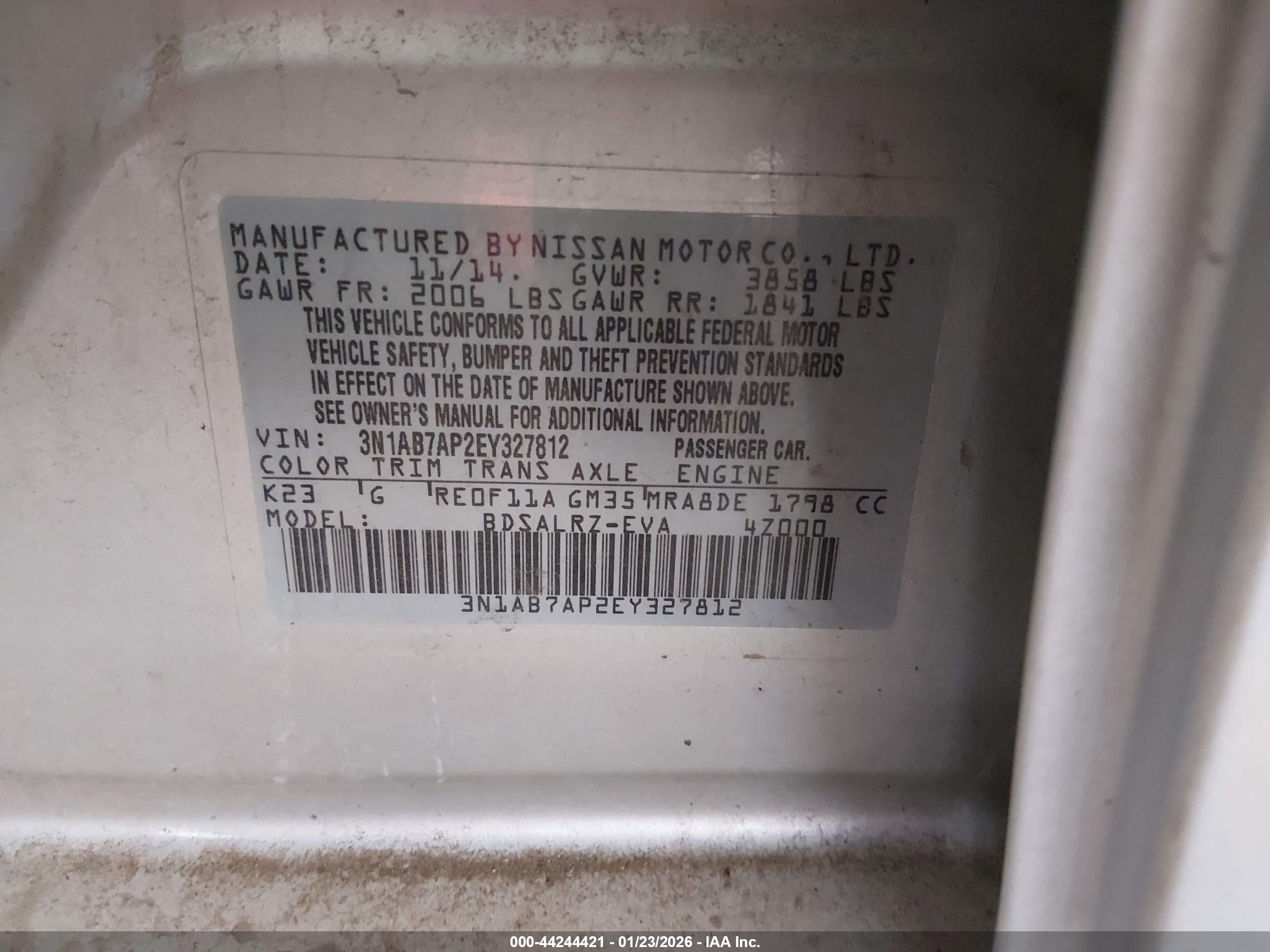 NISSAN SENTRA image 9