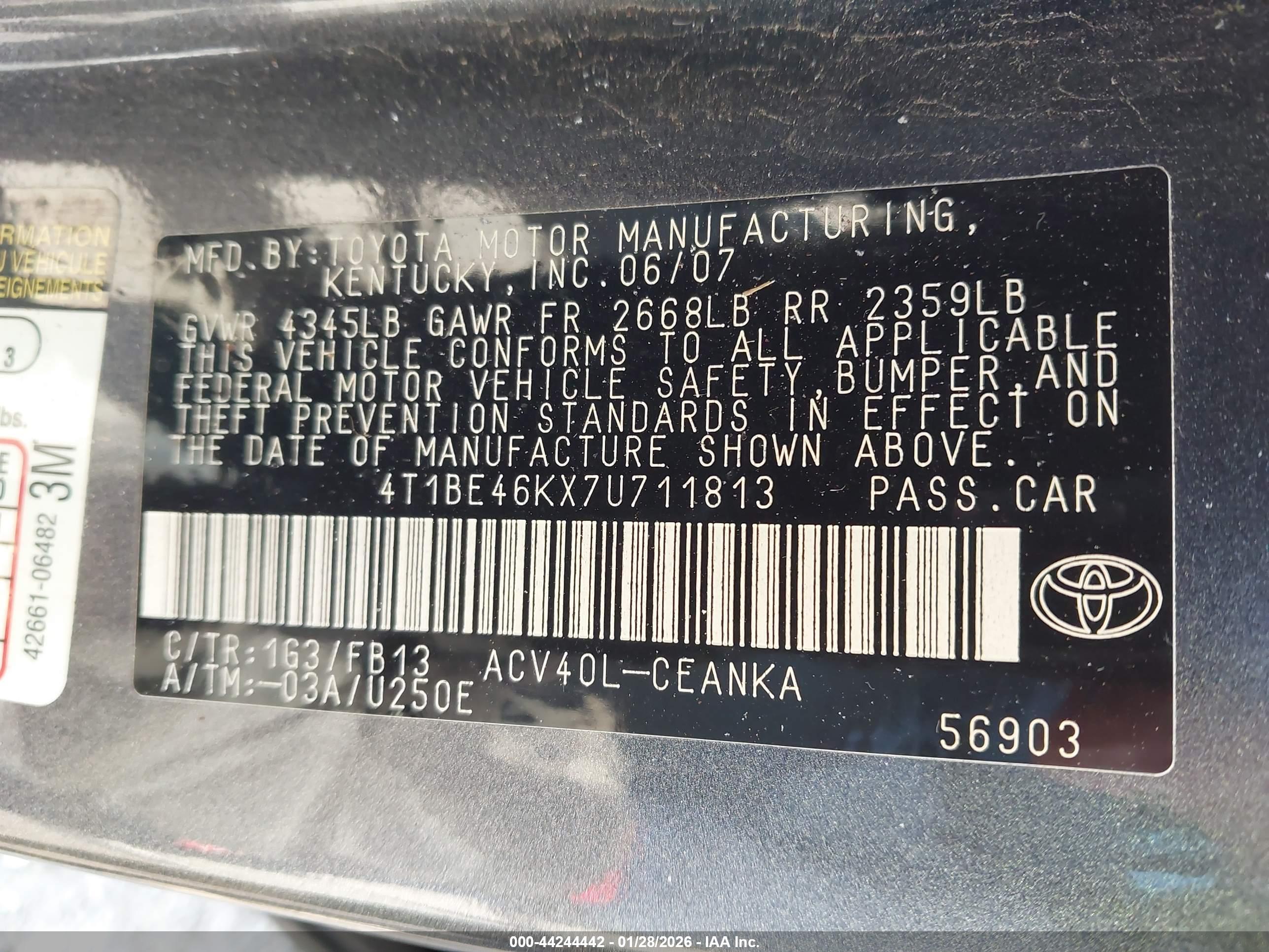 TOYOTA CAMRY image 9