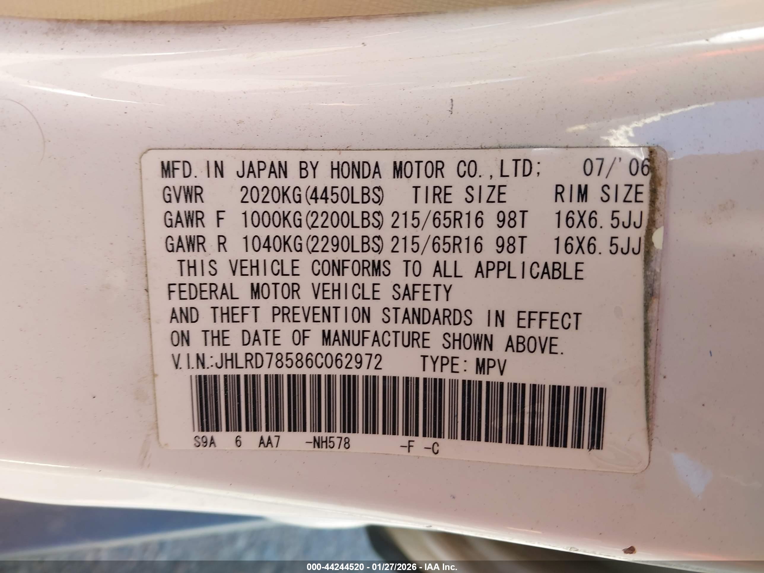 HONDA CR-V image 9