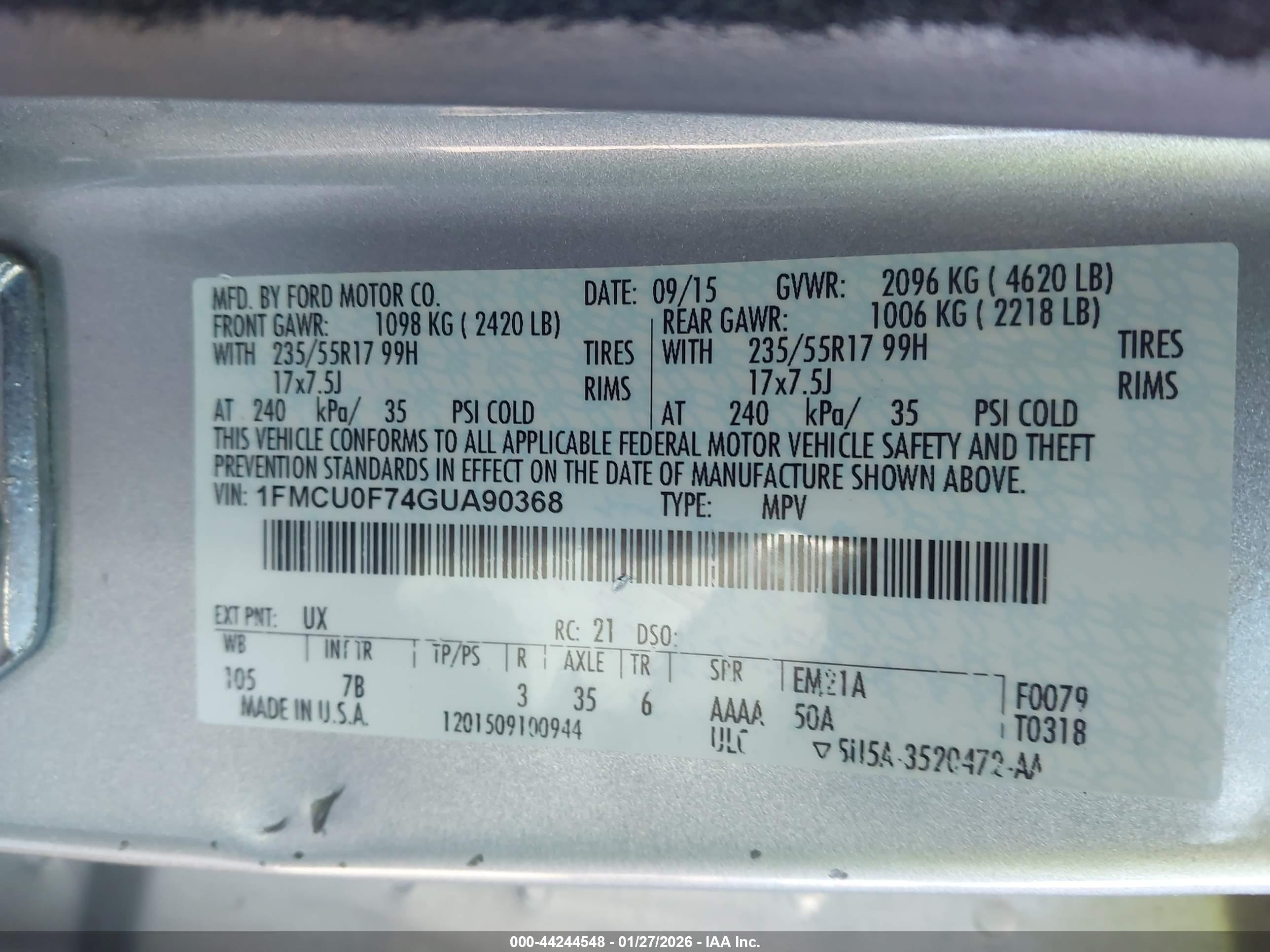 FORD ESCAPE image 9