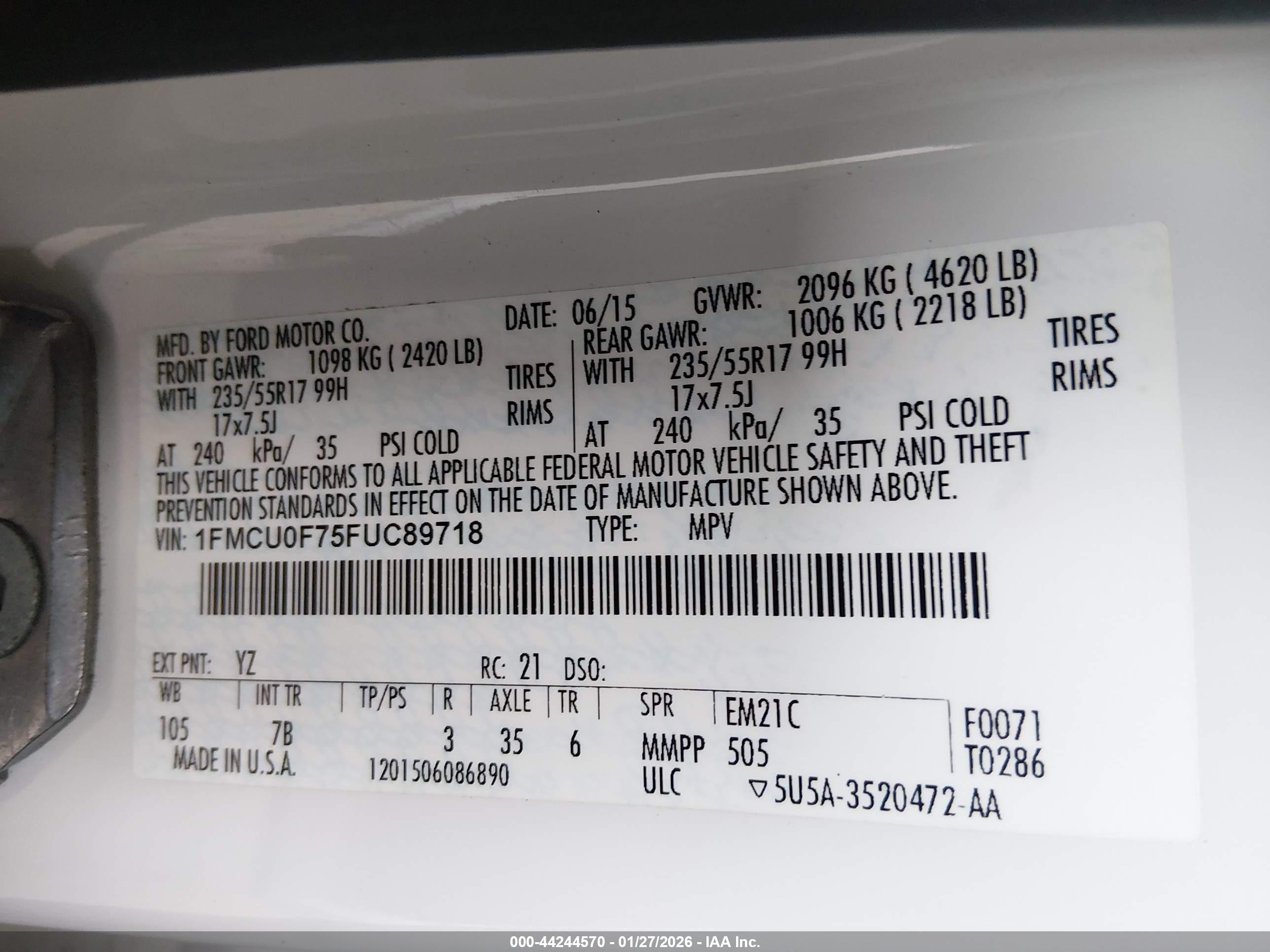FORD ESCAPE image 9