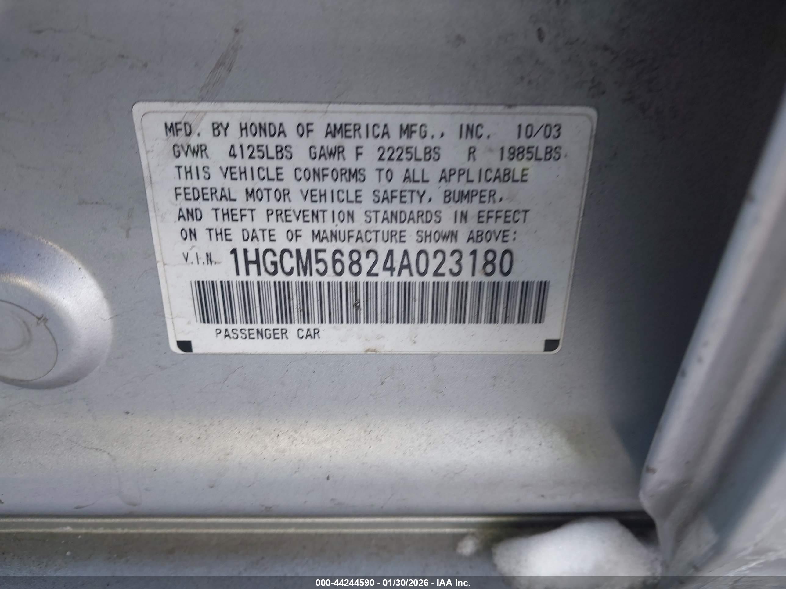 HONDA ACCORD image 9