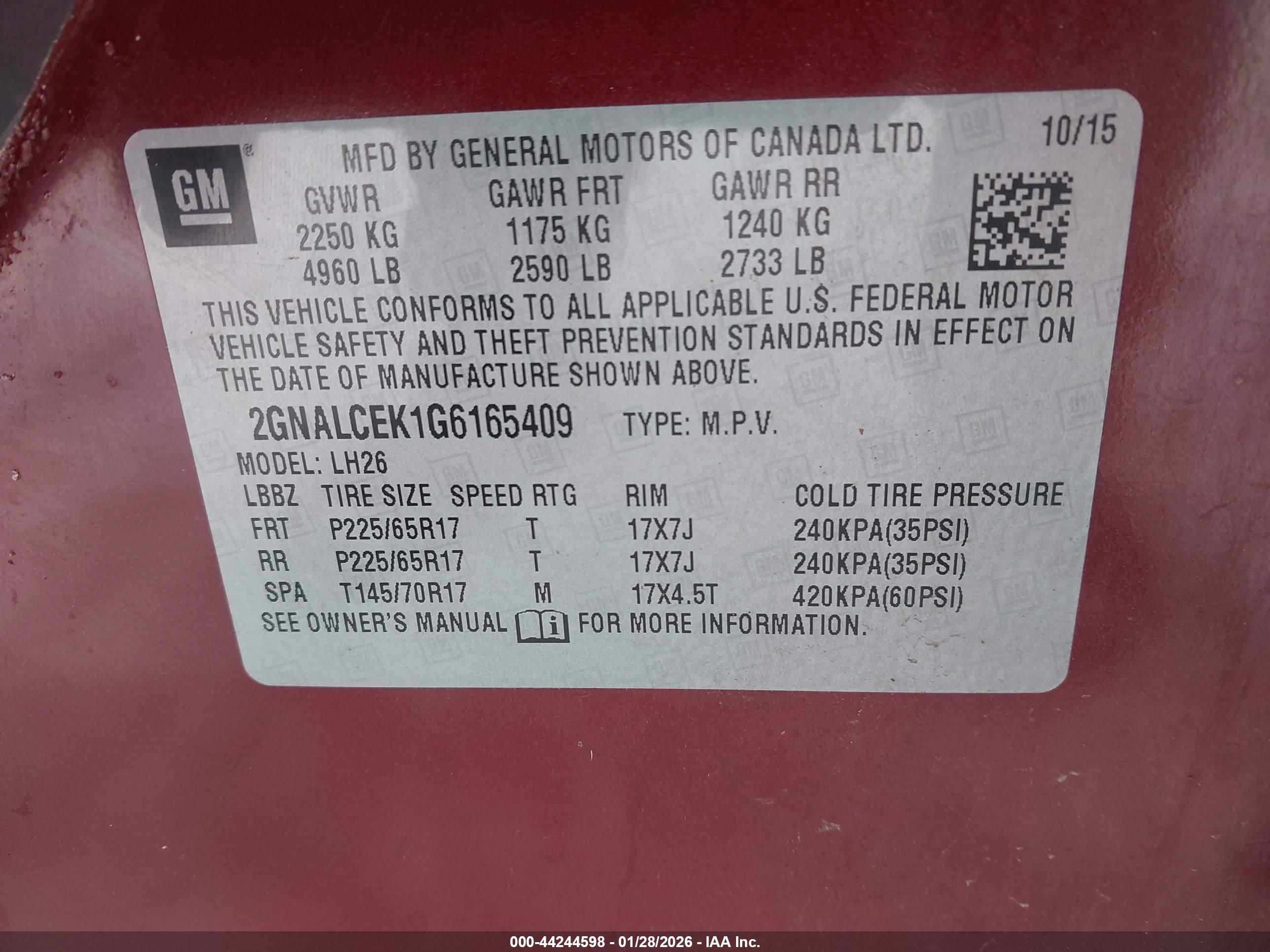 CHEVROLET EQUINOX image 9