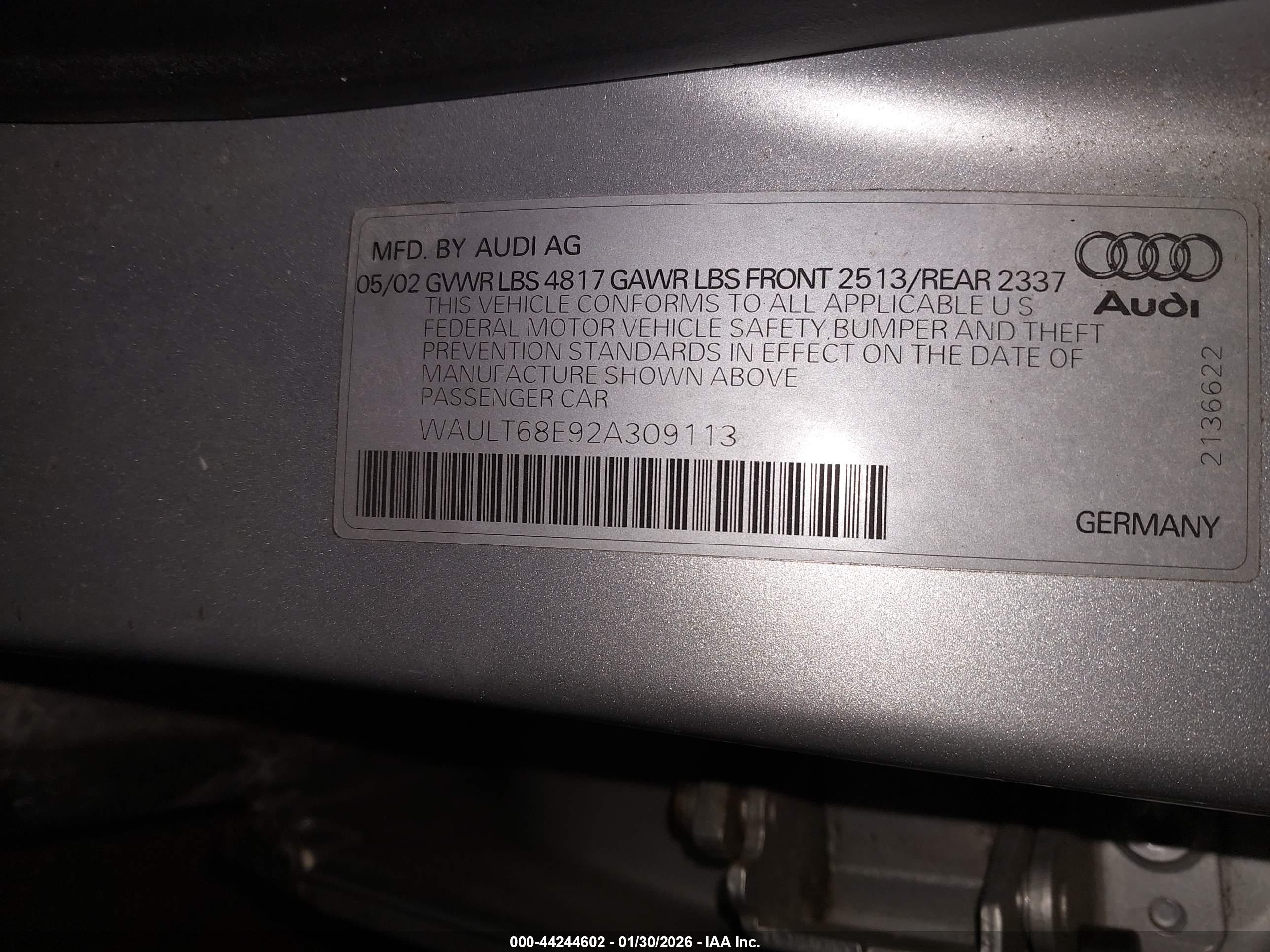 AUDI A4 image 9