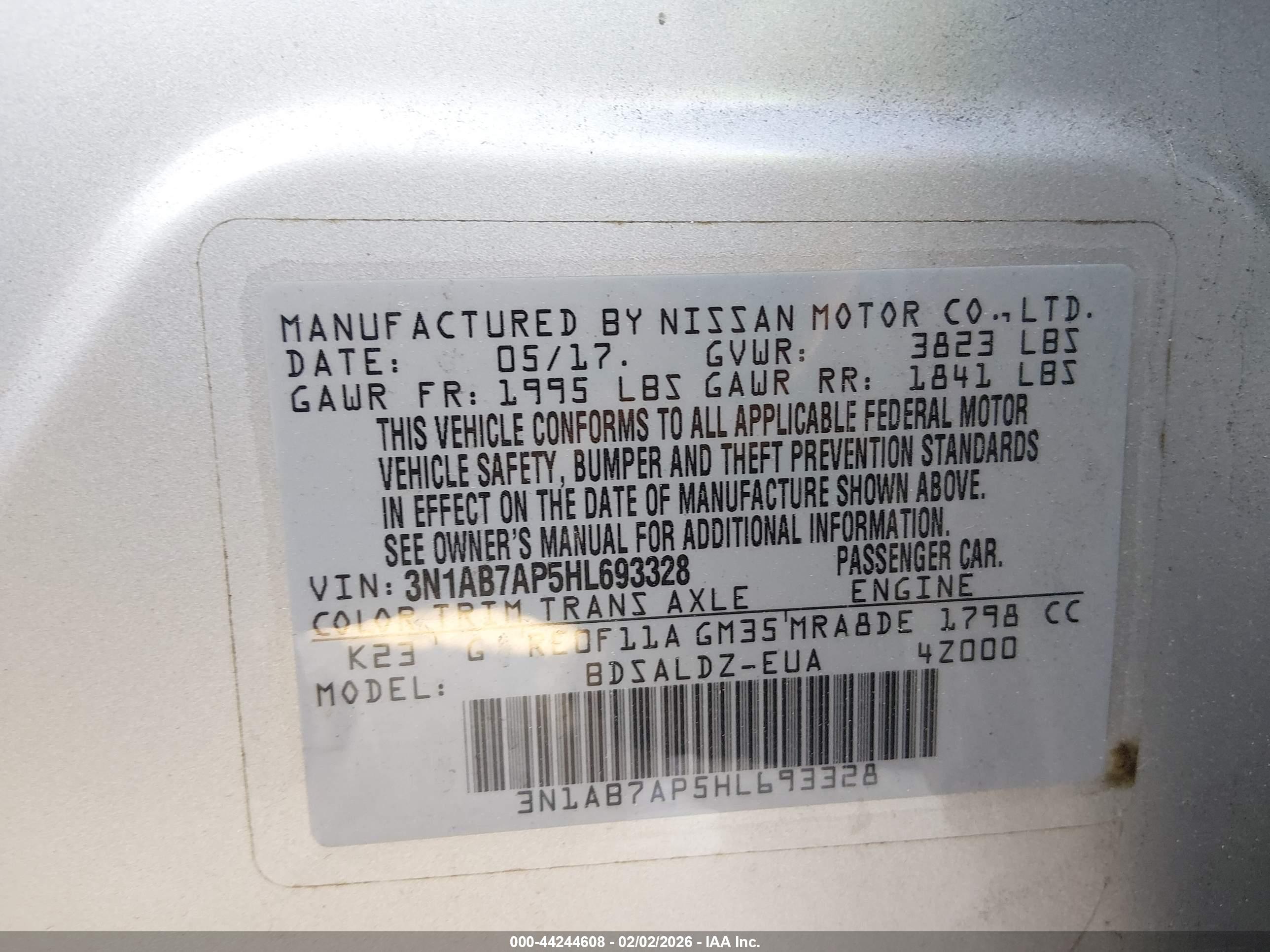 NISSAN SENTRA image 9