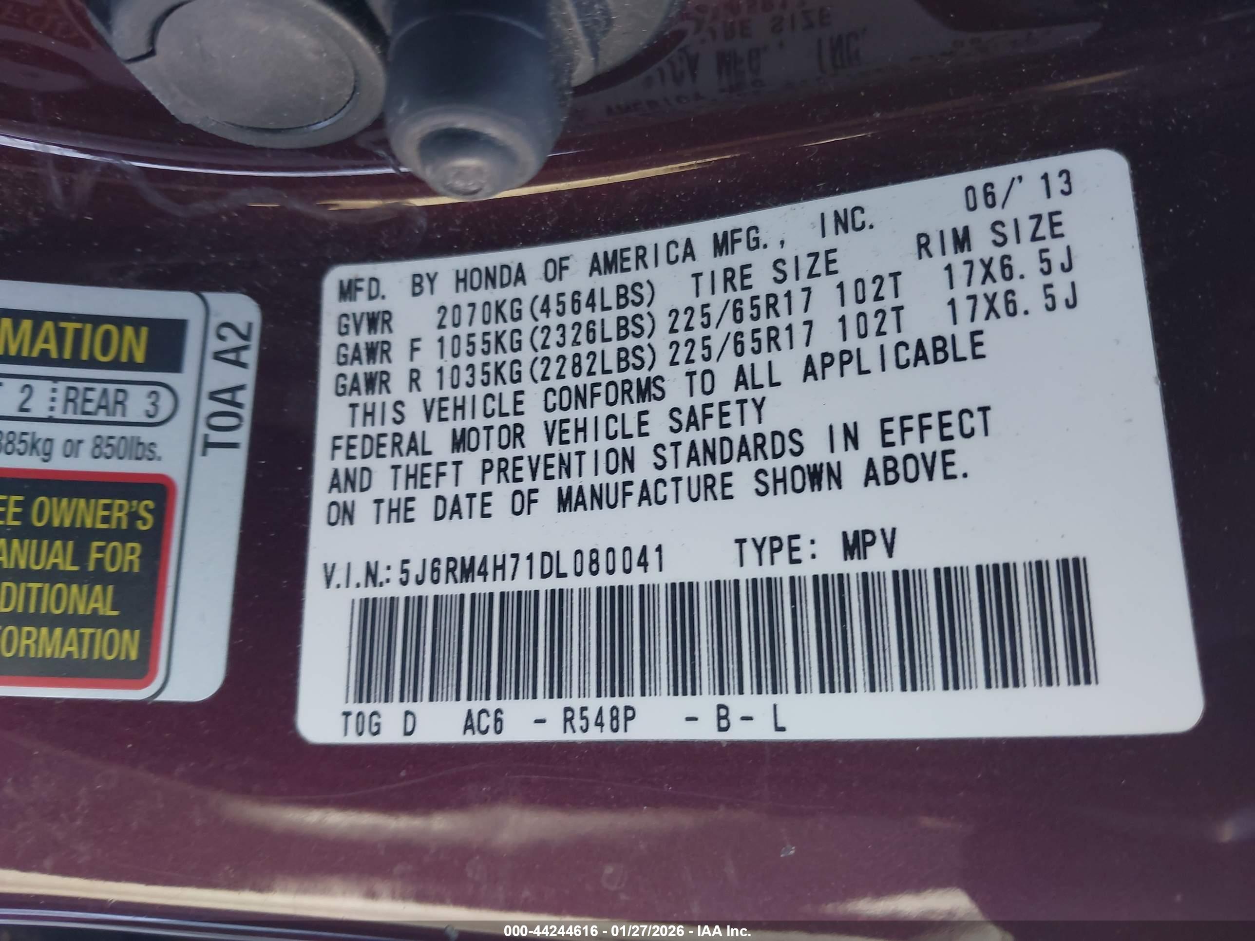 HONDA CR-V image 9