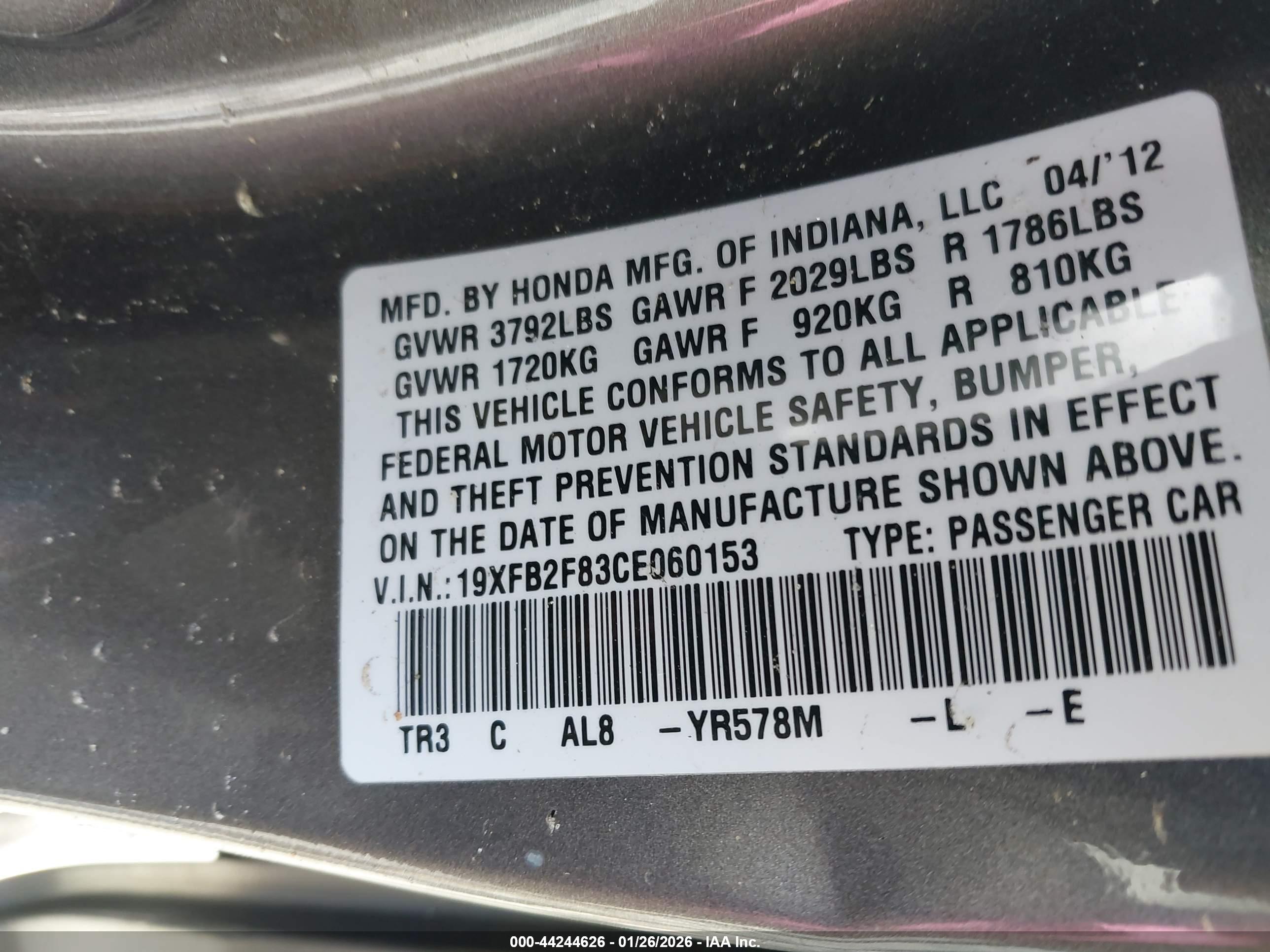 HONDA CIVIC image 9