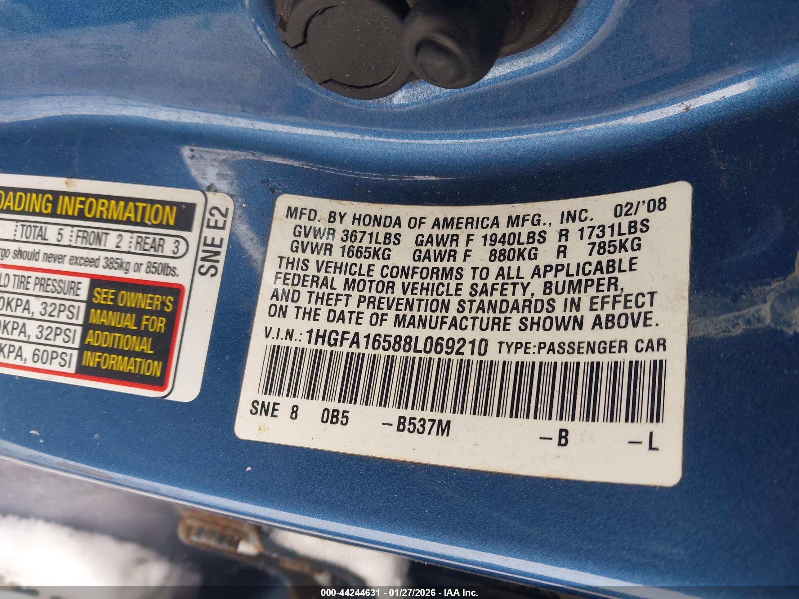 HONDA CIVIC image 9