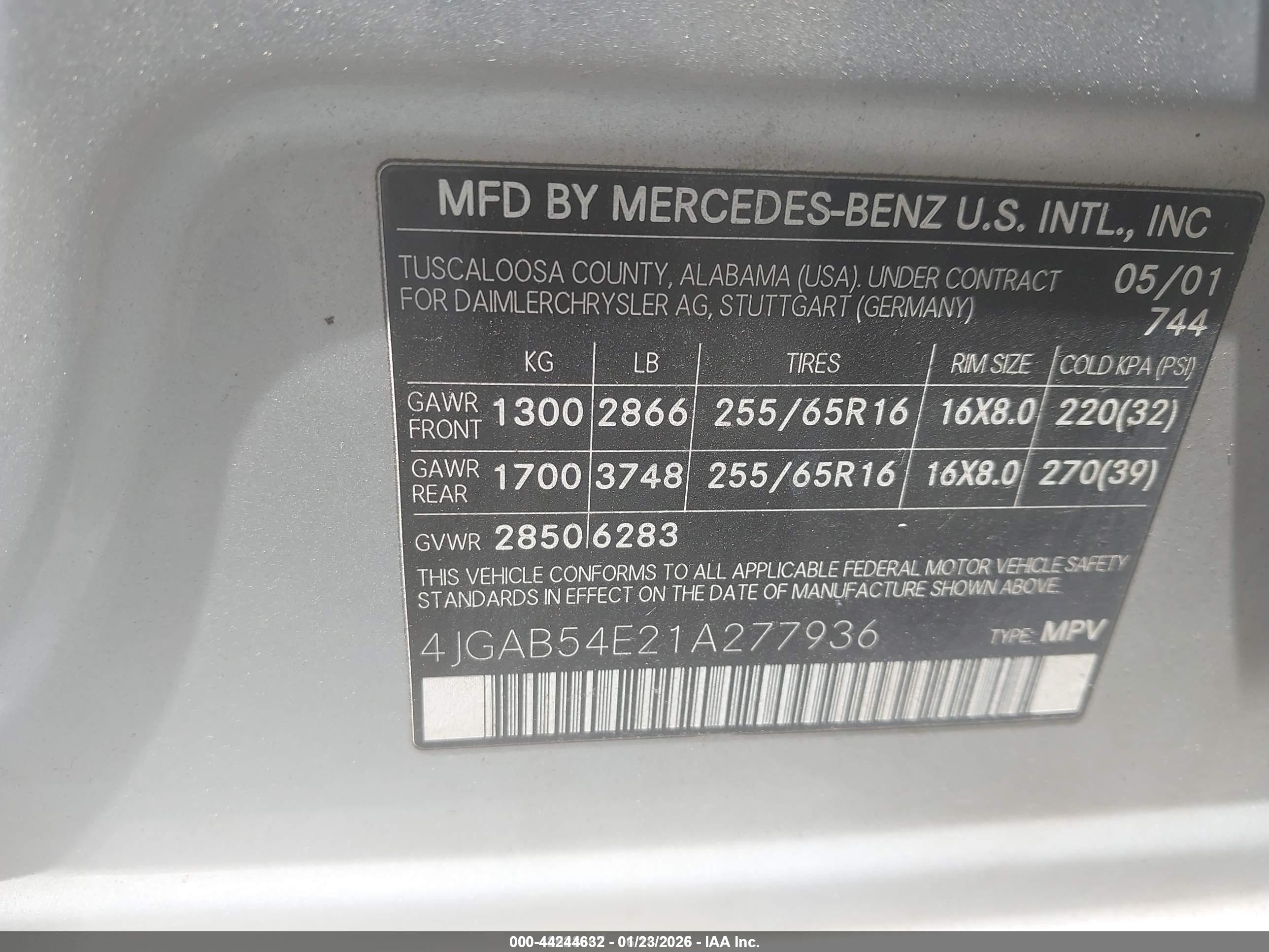MERCEDES-BENZ ML image 9