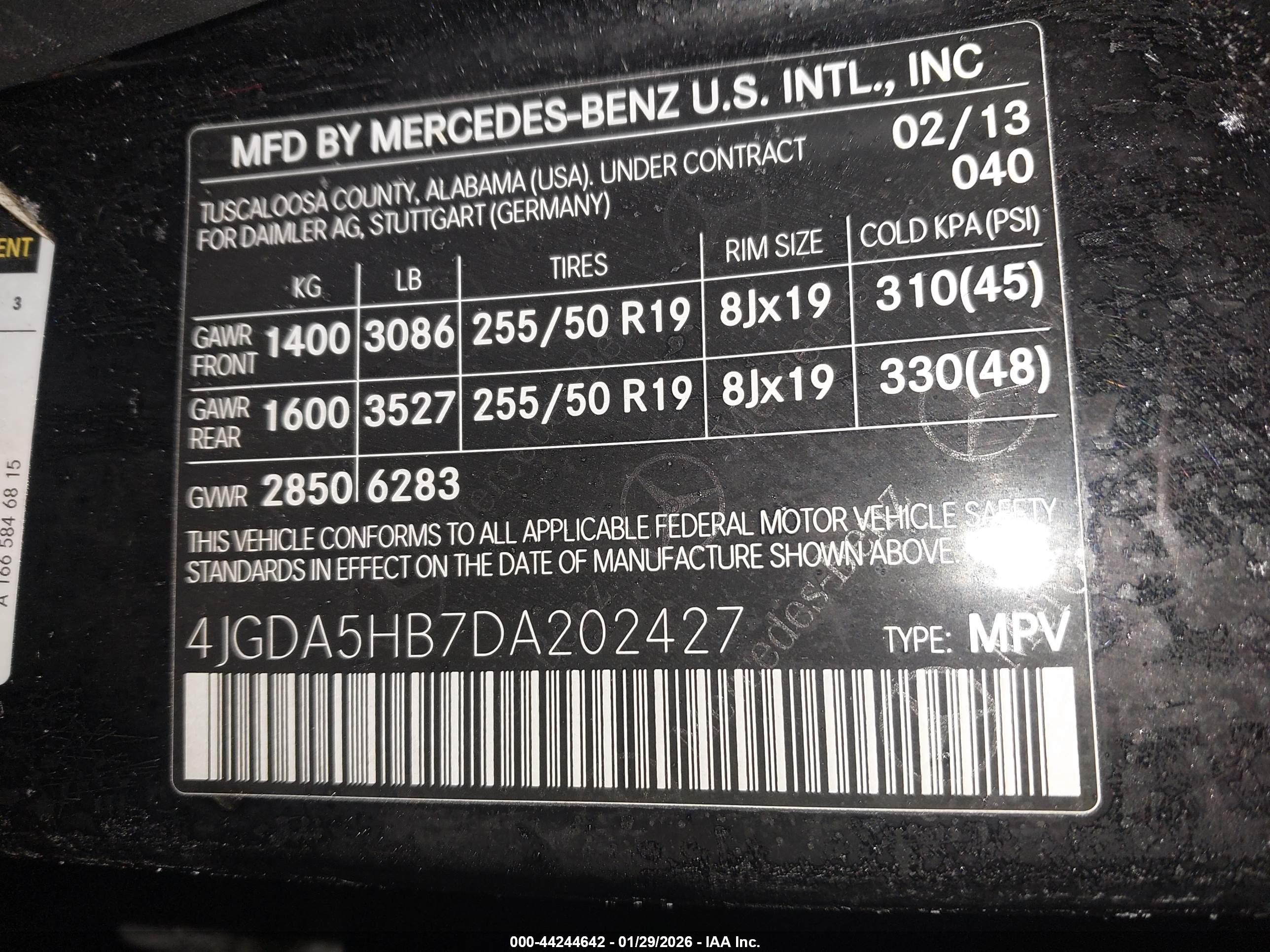 MERCEDES-BENZ ML image 9