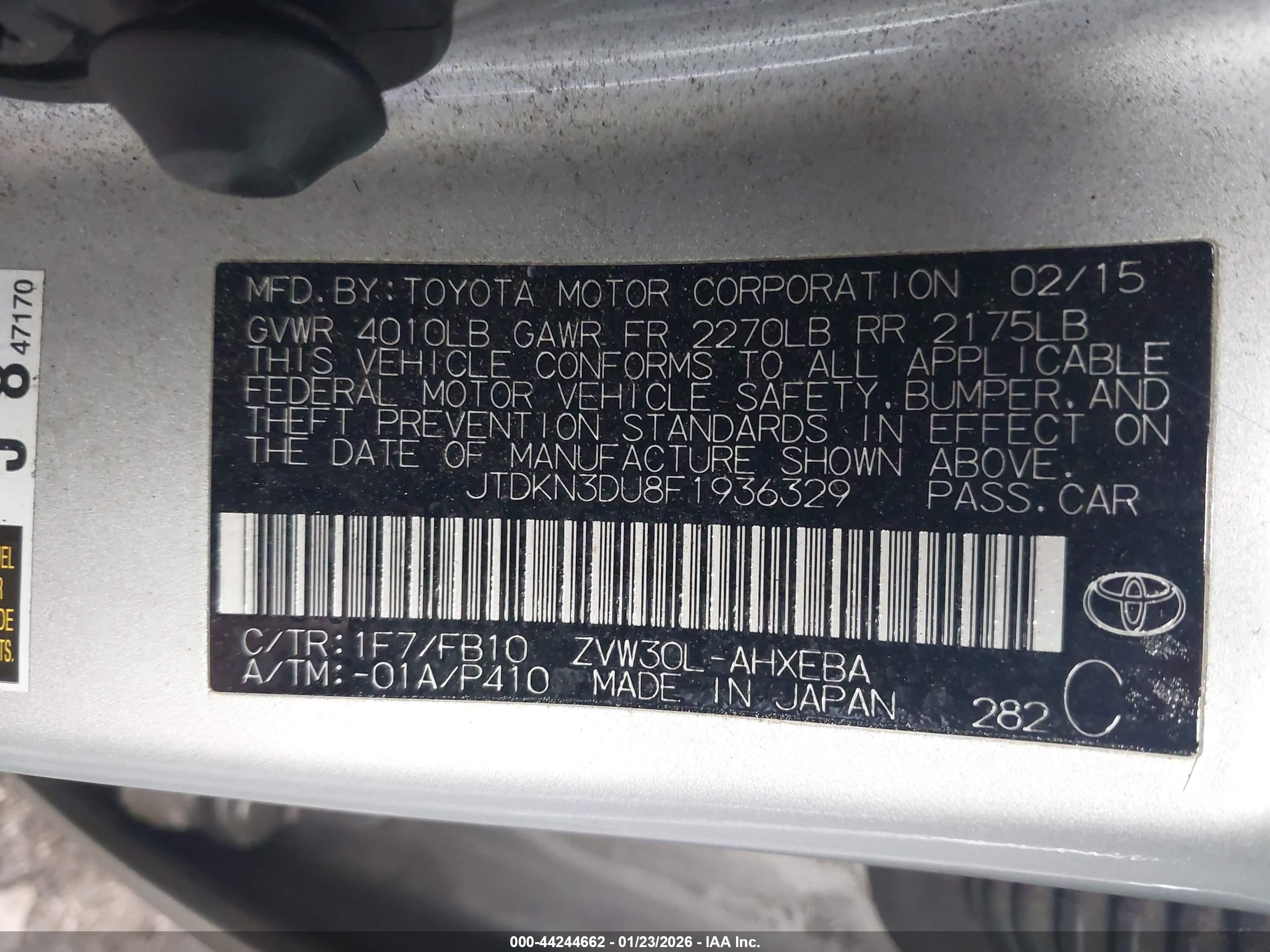 TOYOTA PRIUS image 9