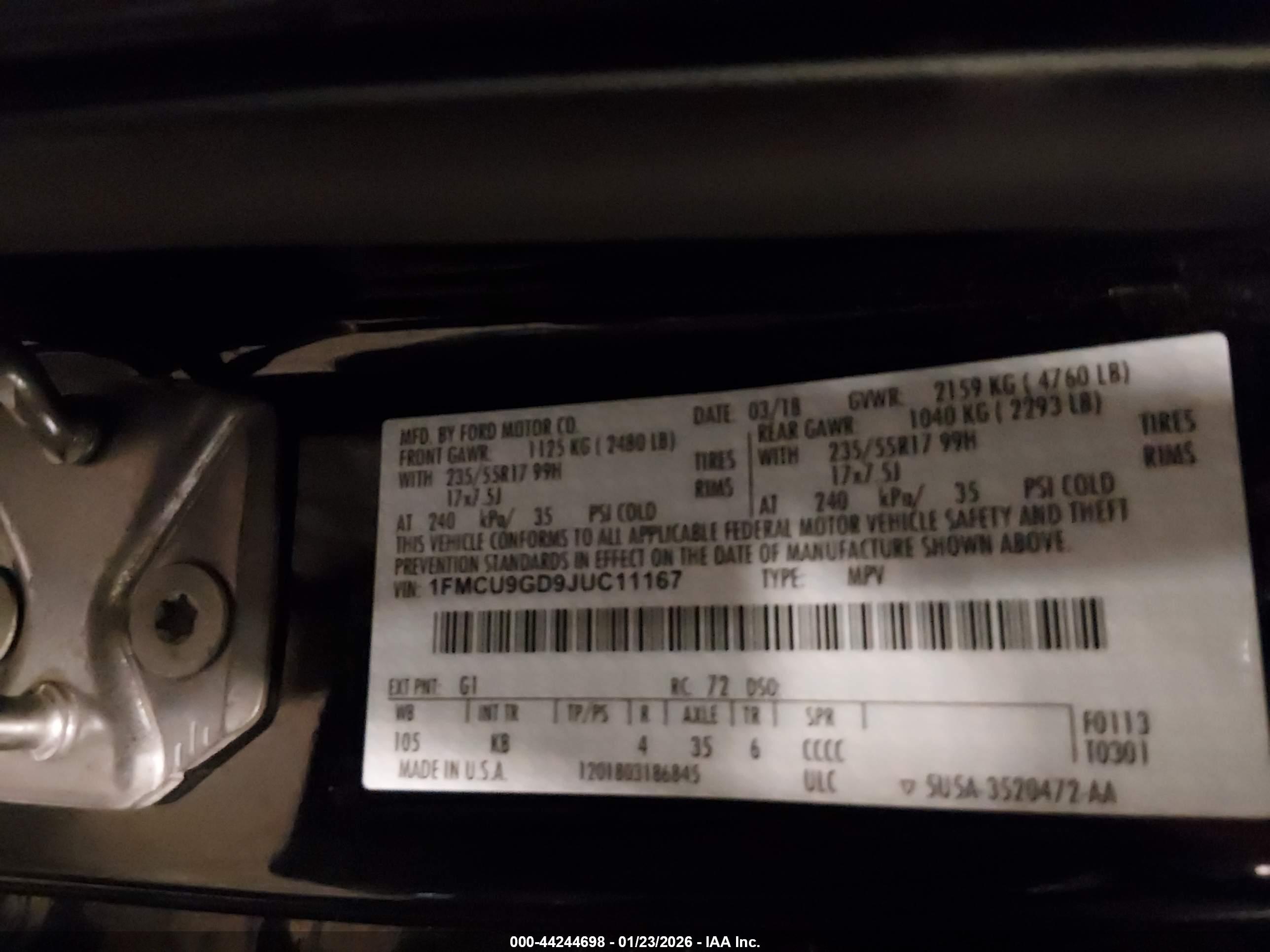 FORD ESCAPE image 9
