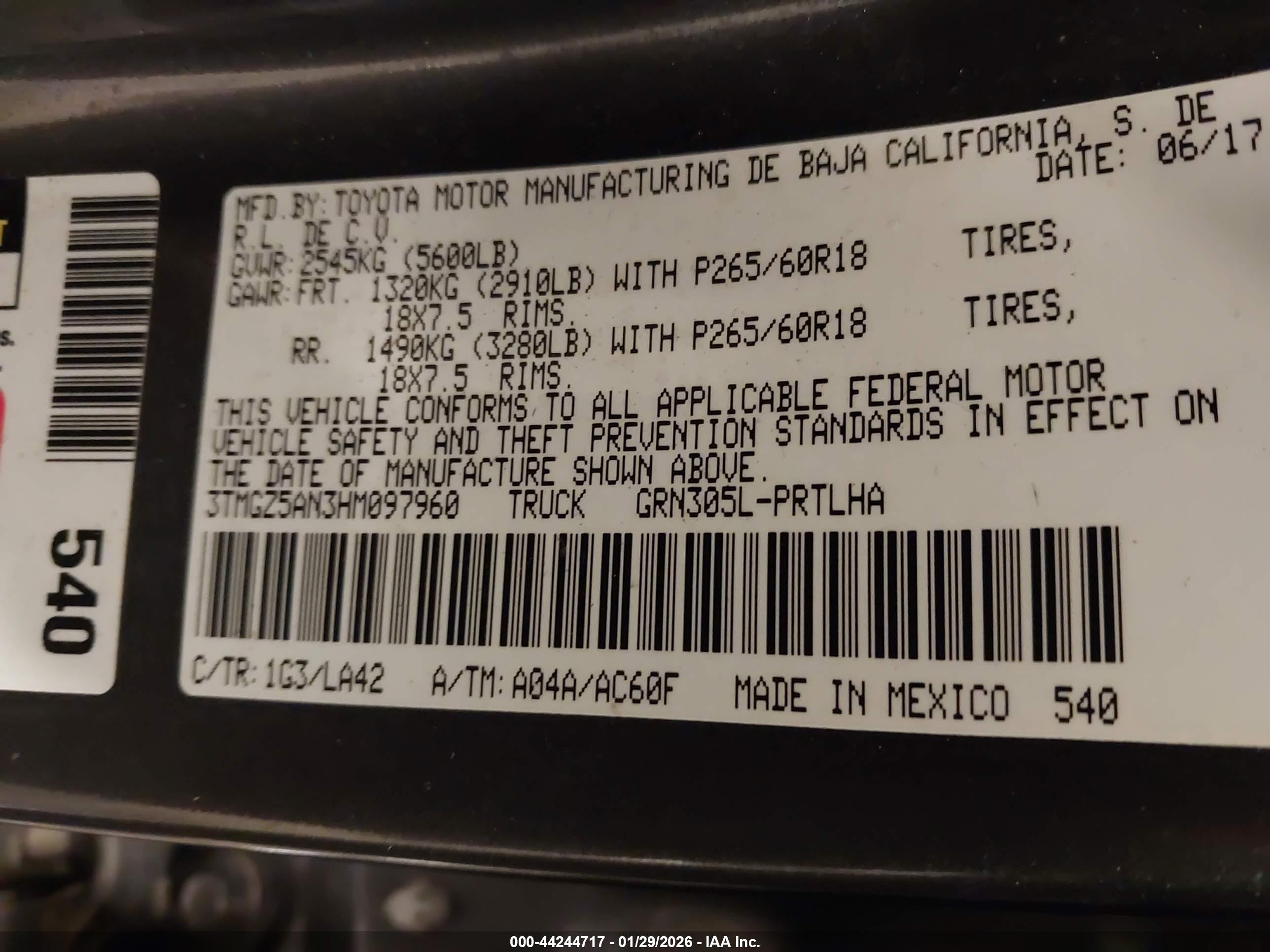 TOYOTA TACOMA image 9