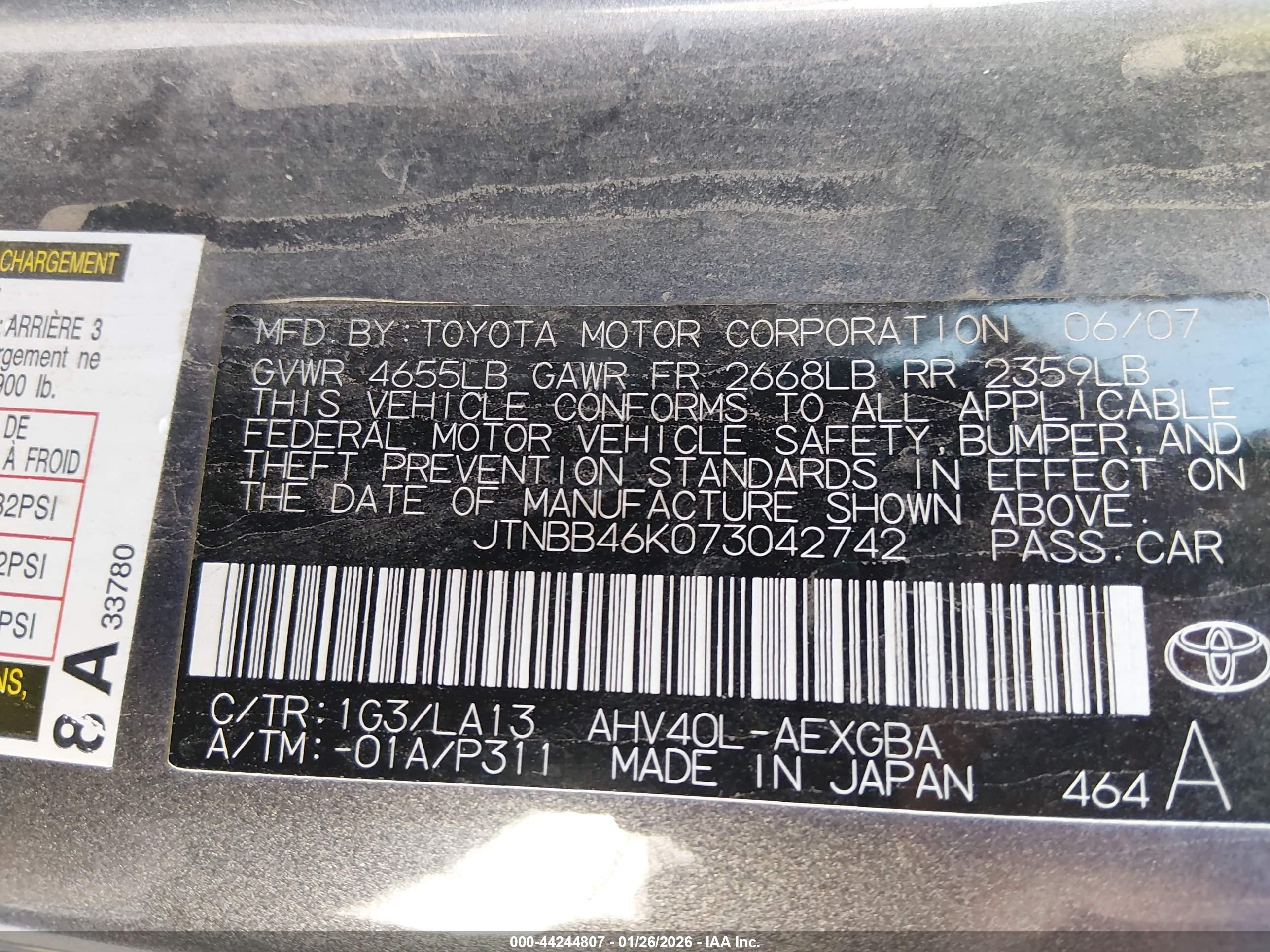 TOYOTA CAMRY image 9