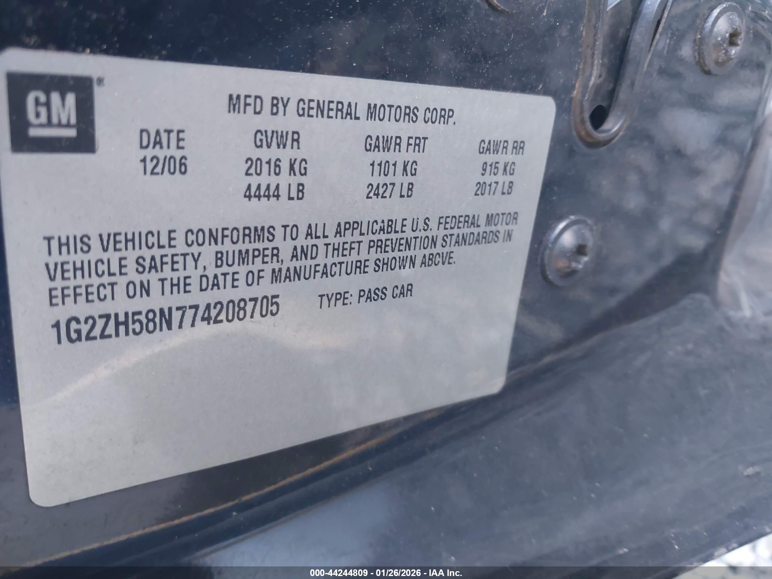 PONTIAC G6 image 9
