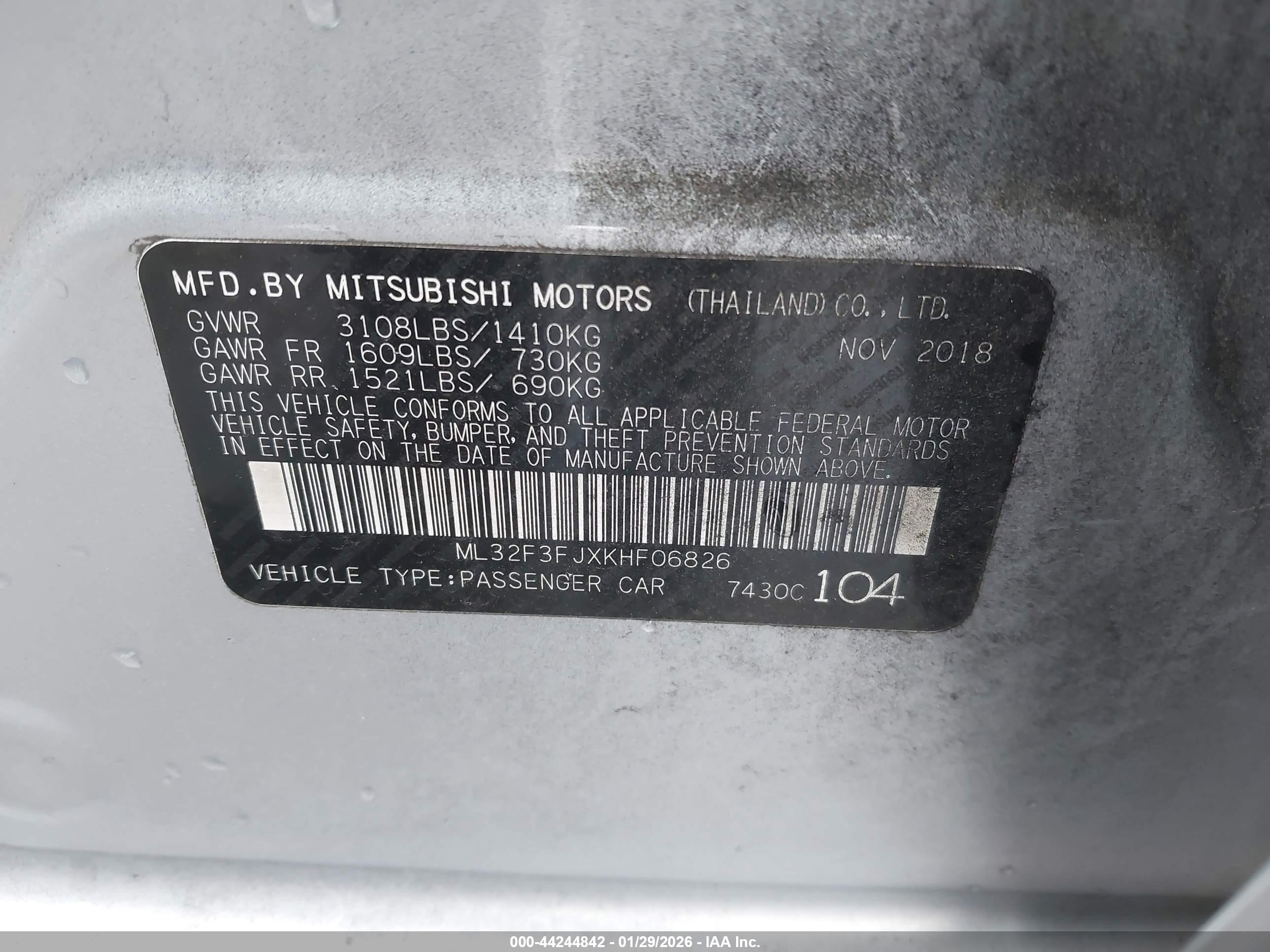 MITSUBISHI MIRAGE image 9