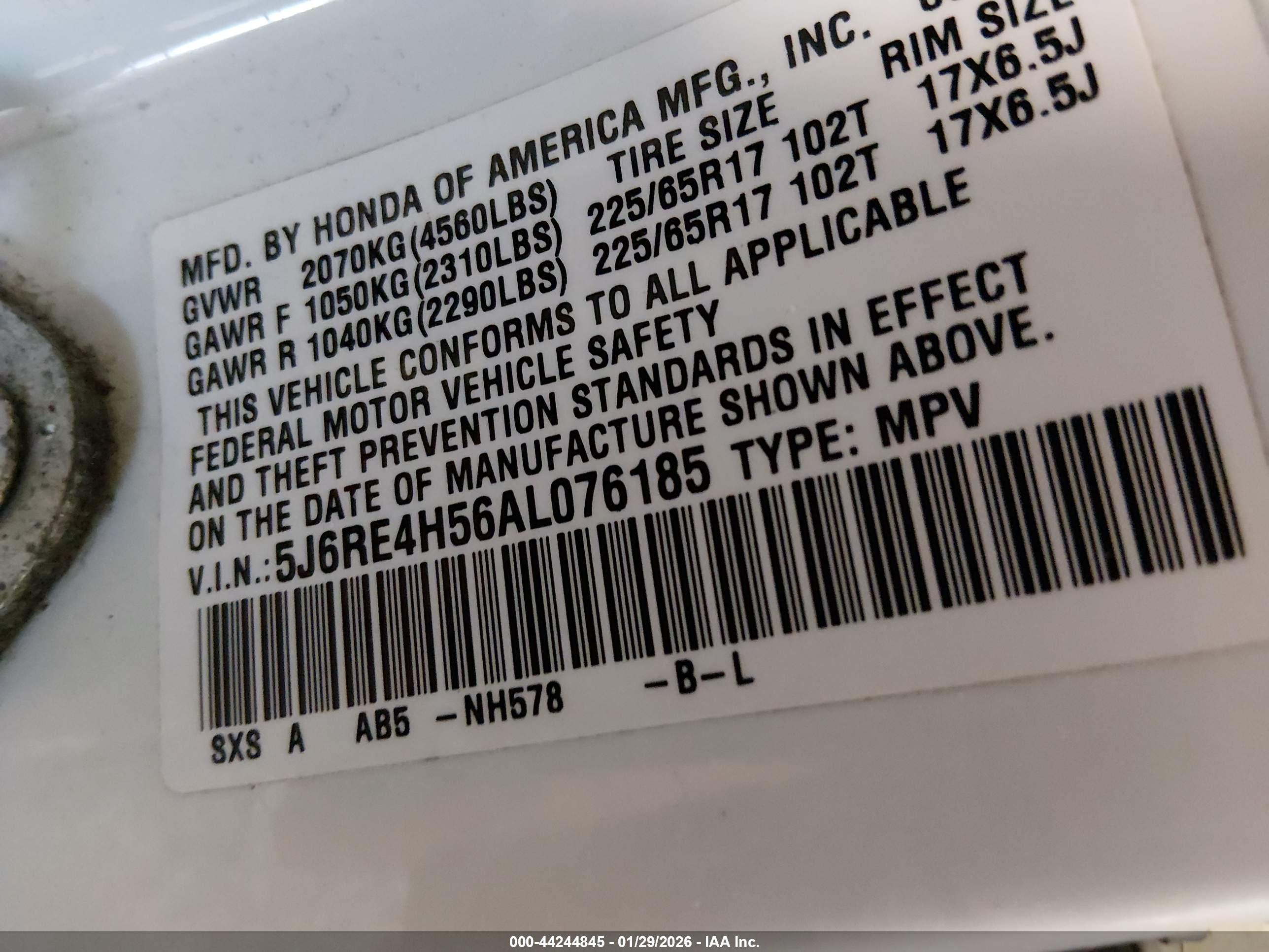 HONDA CR-V image 9