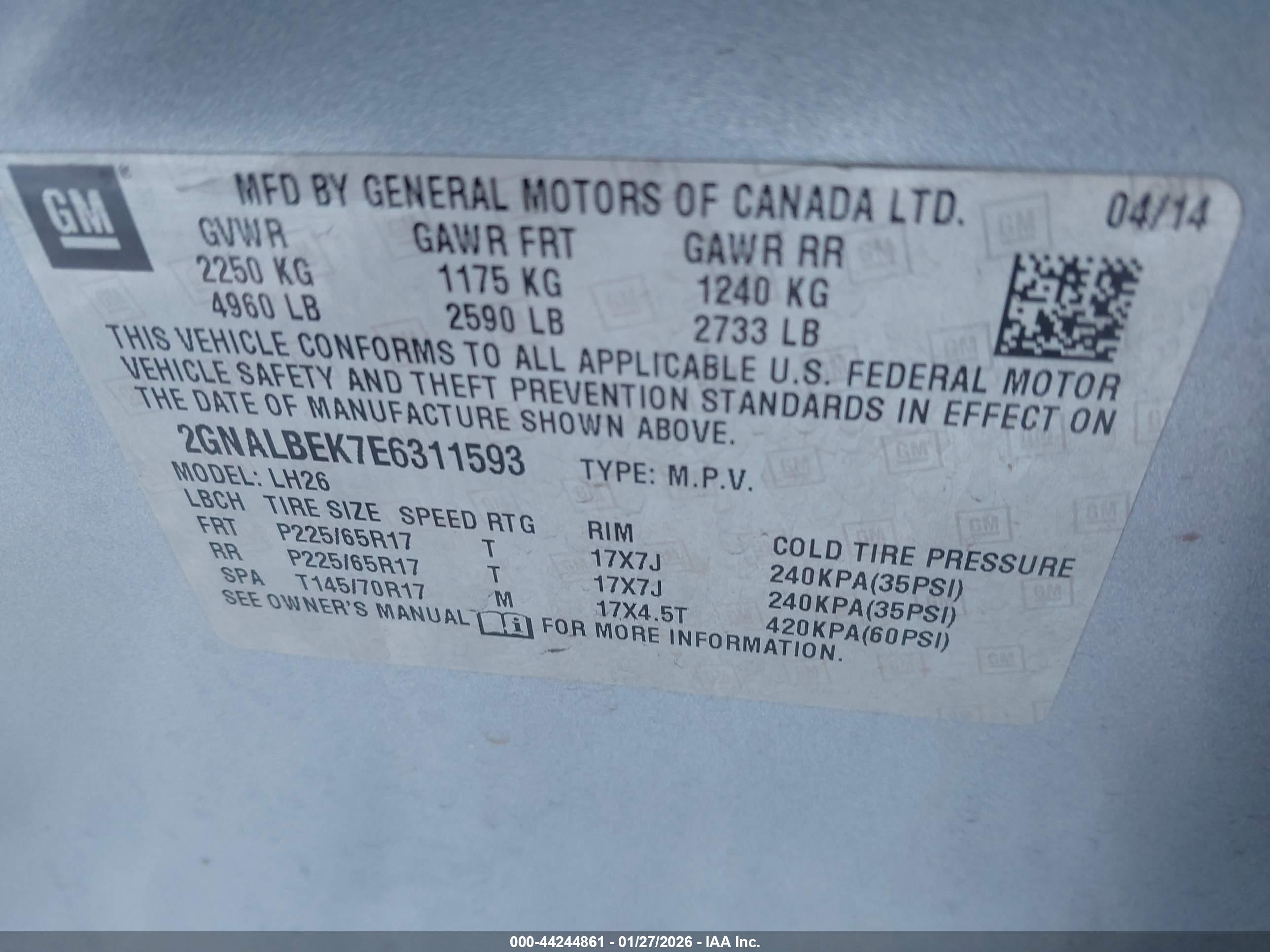 CHEVROLET EQUINOX image 9