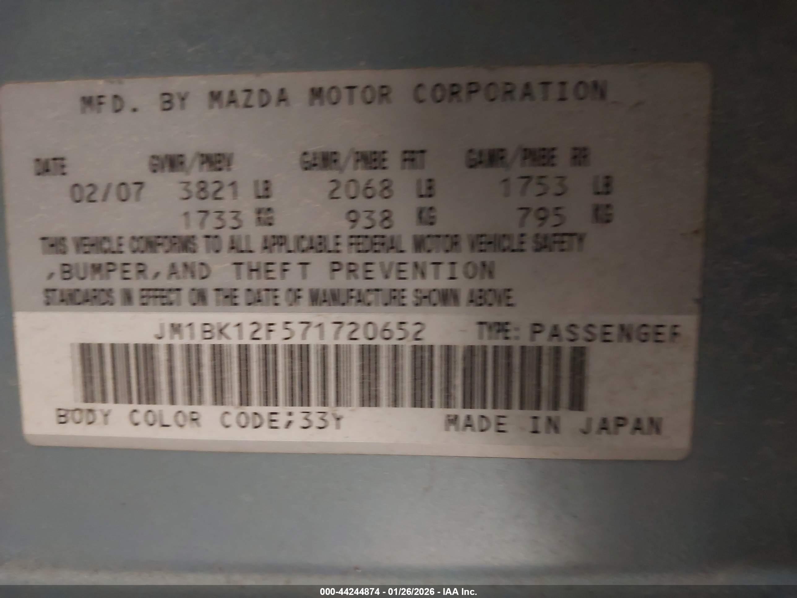 MAZDA MAZDA3 image 9