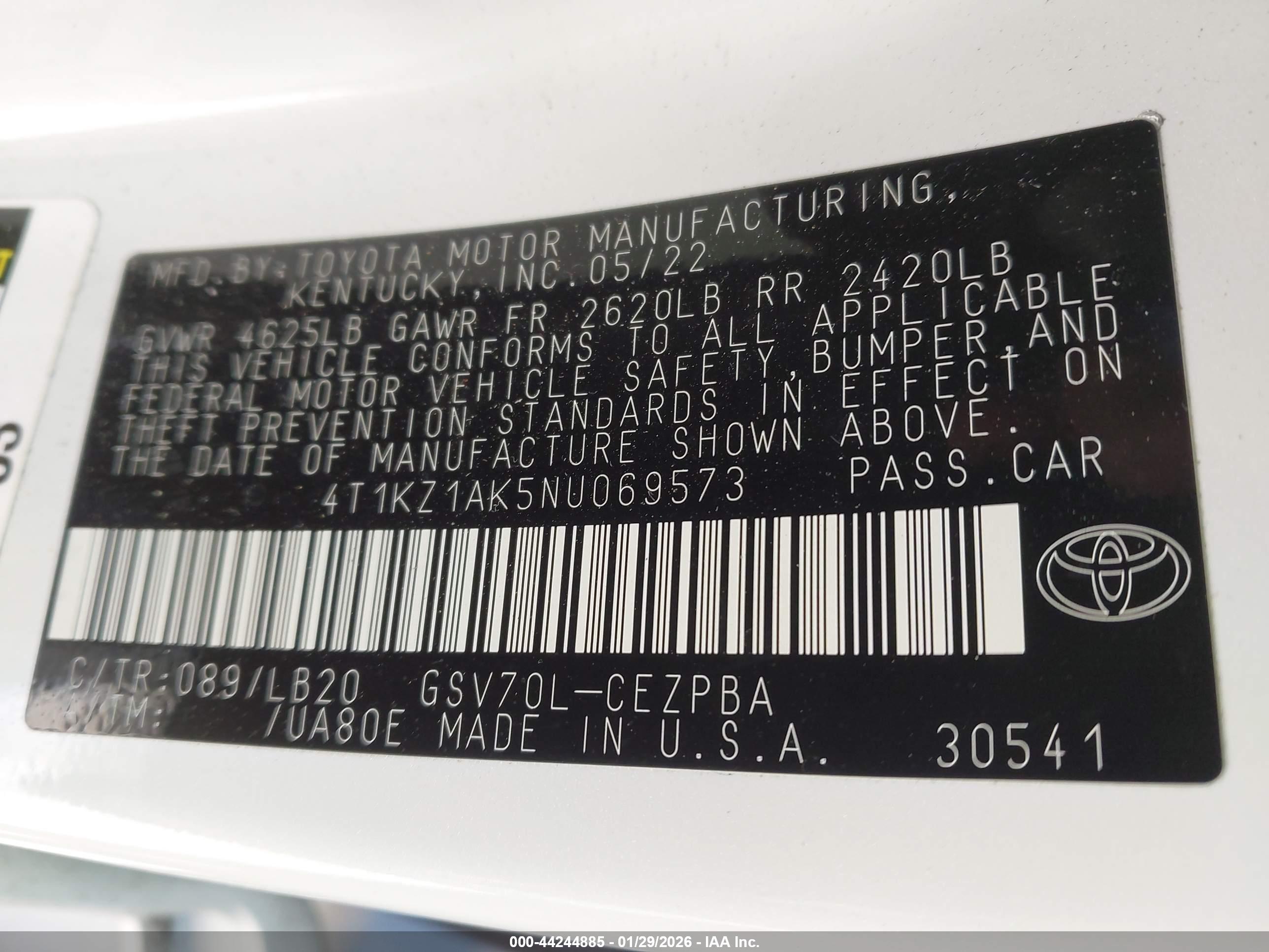 TOYOTA CAMRY image 9