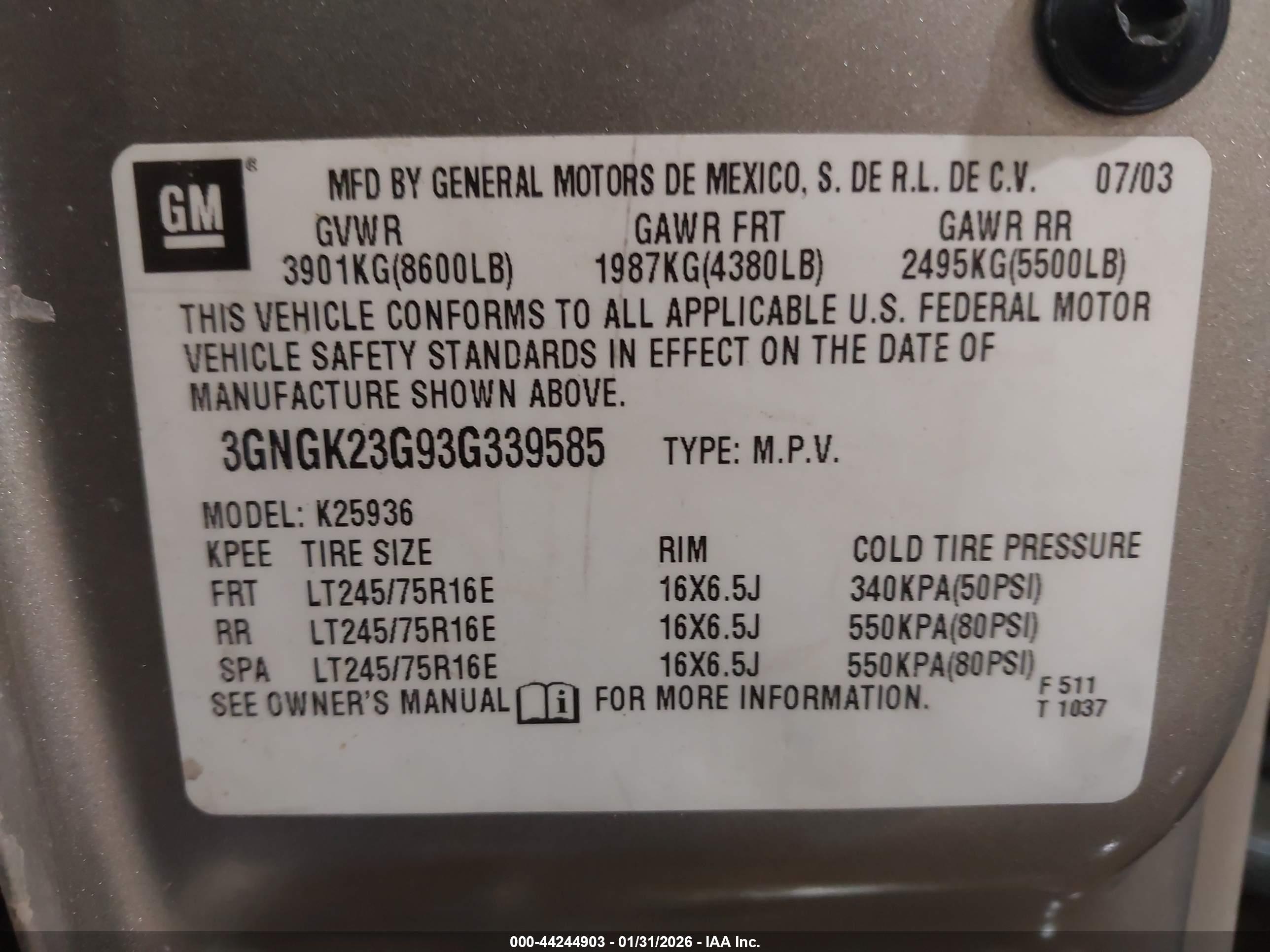 CHEVROLET AVALANCHE image 9