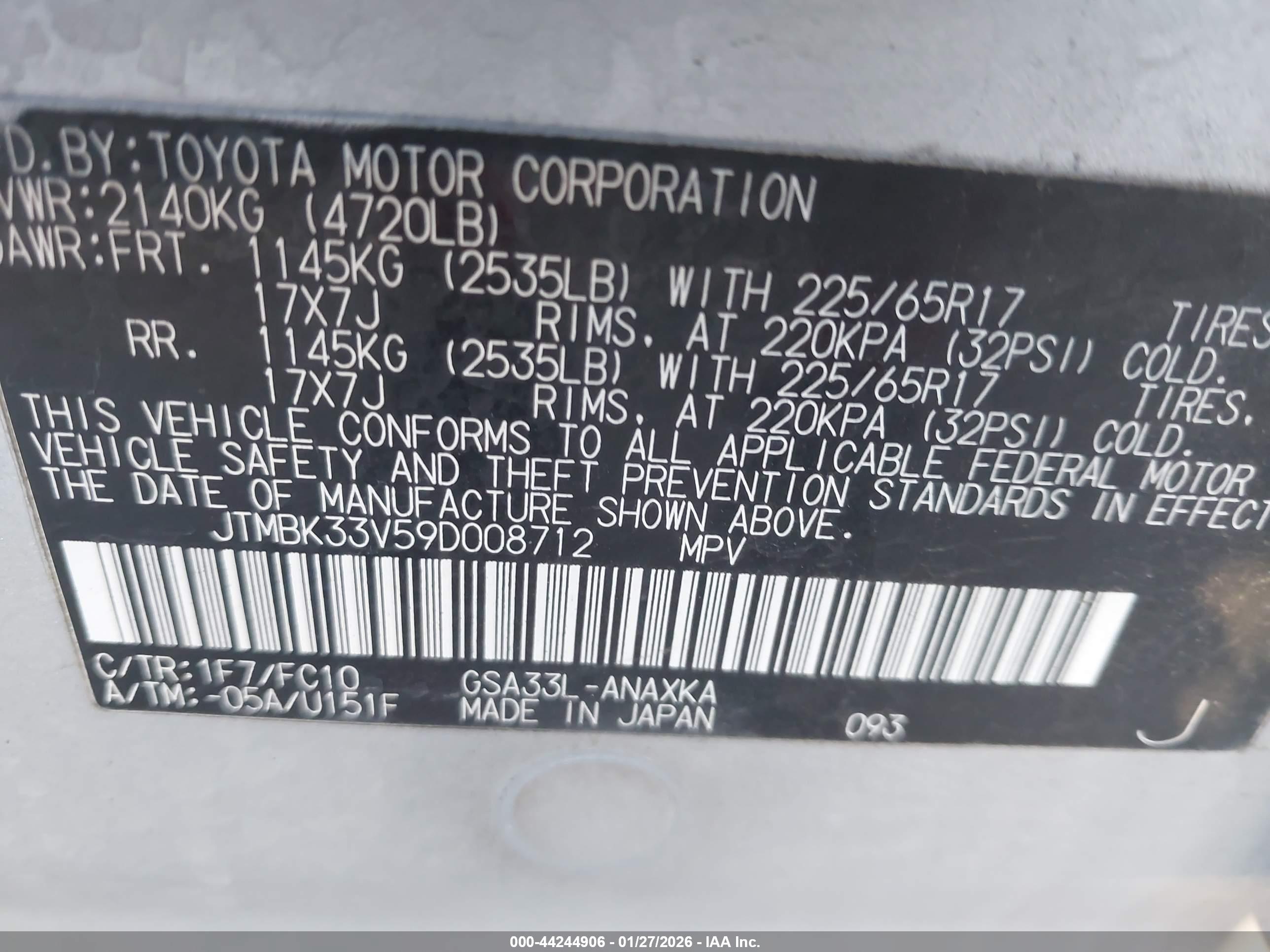 TOYOTA RAV4 image 9