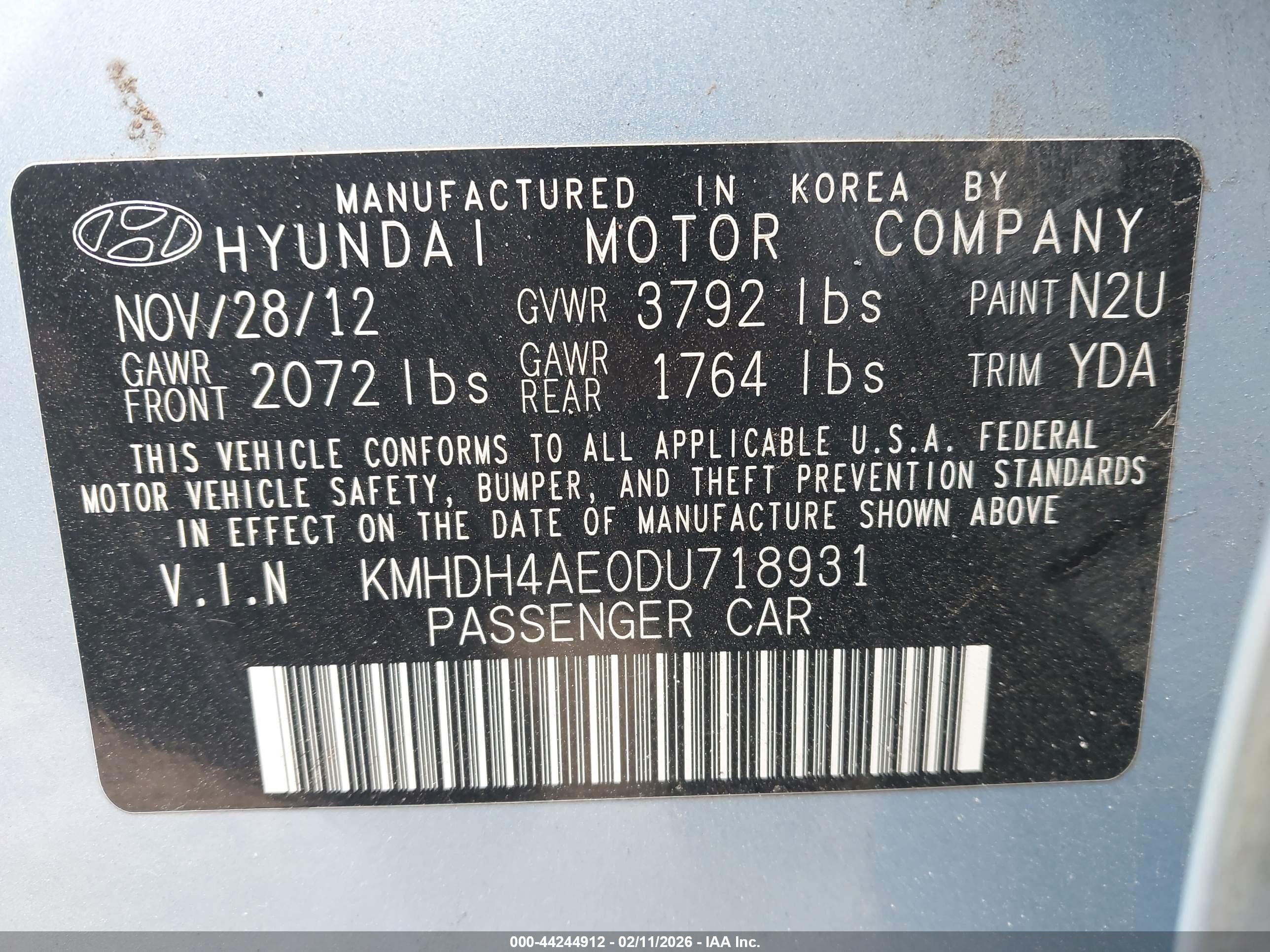HYUNDAI ELANTRA image 9