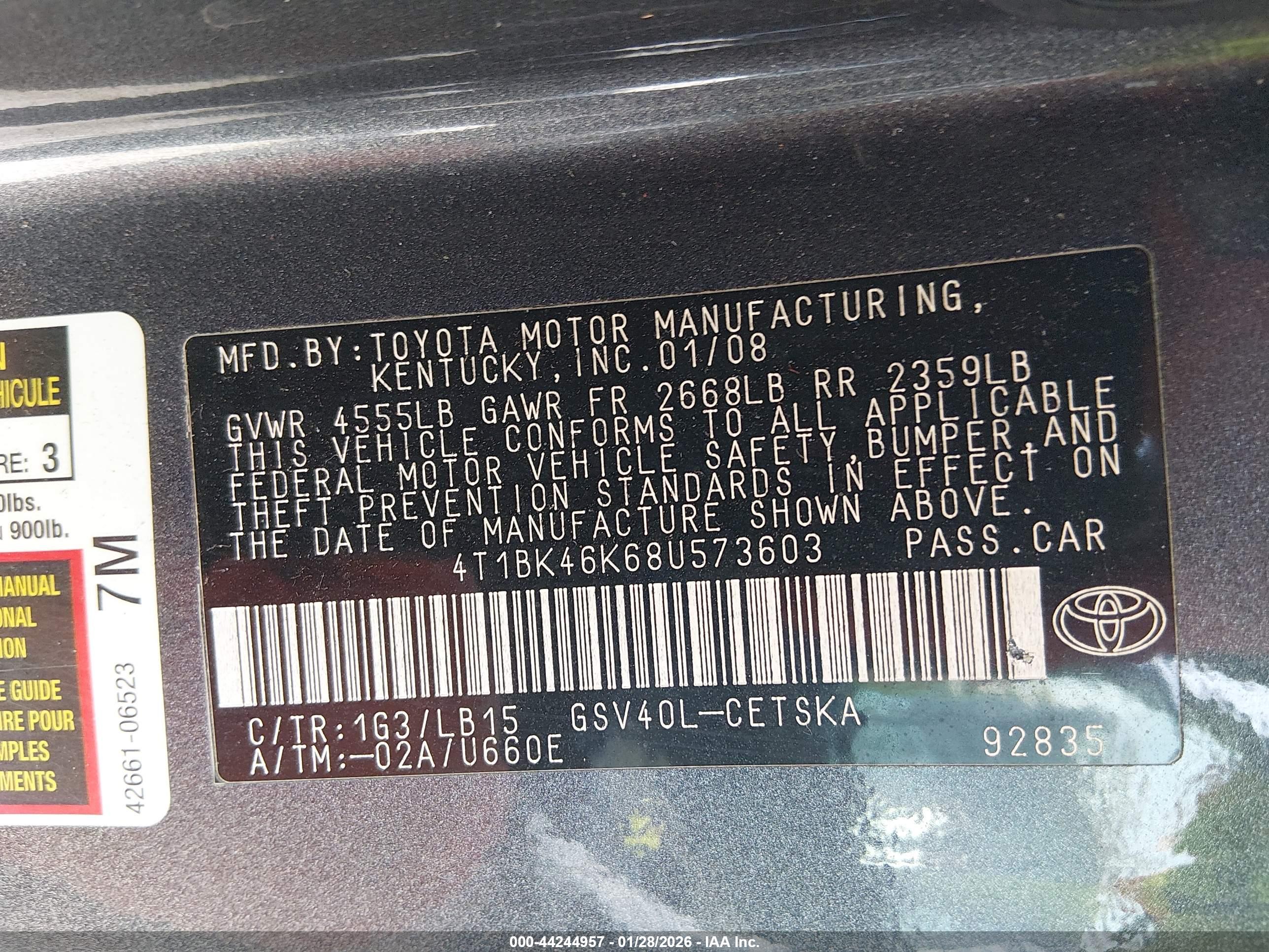 TOYOTA CAMRY image 9