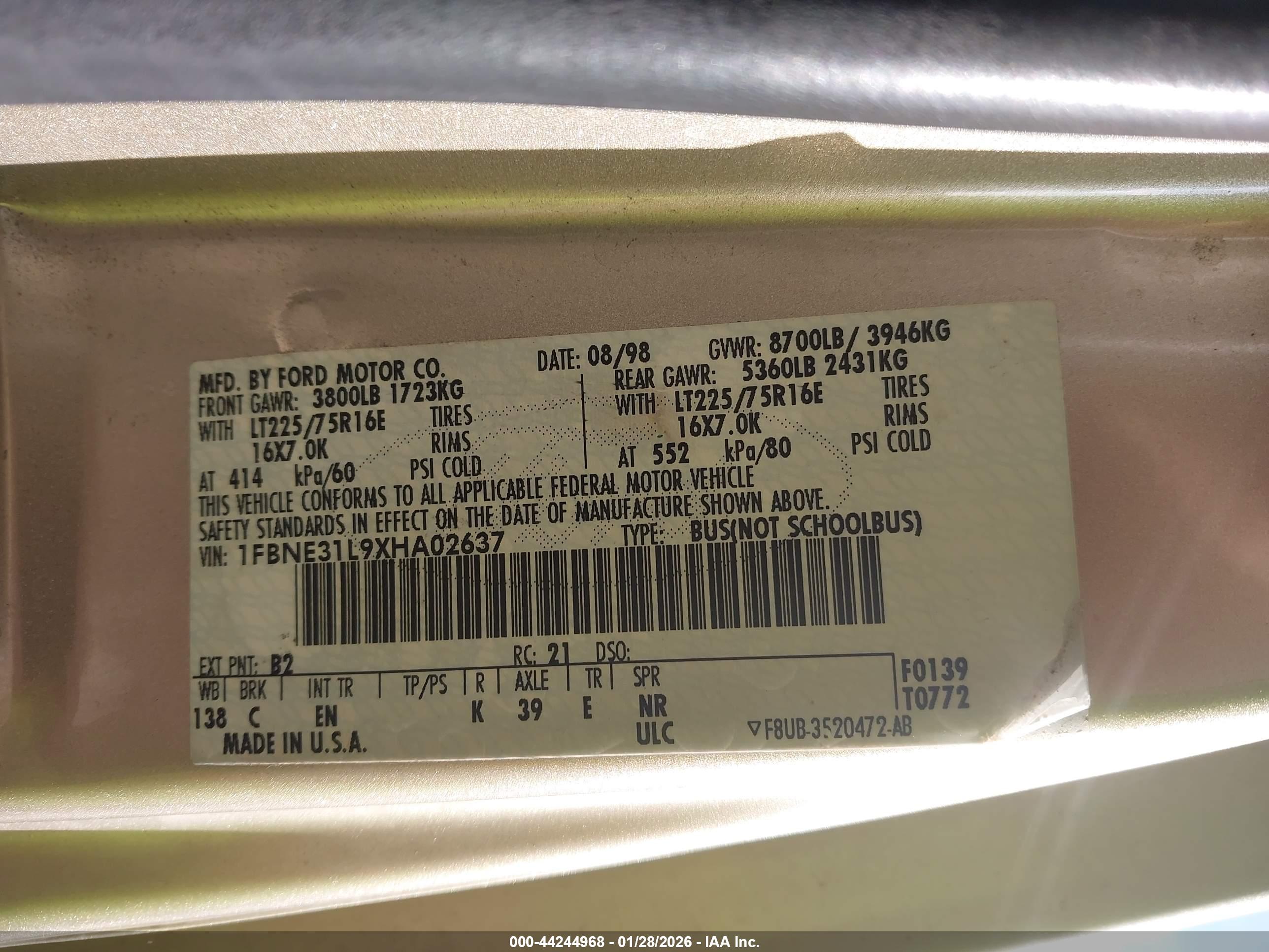 FORD E-350 image 9