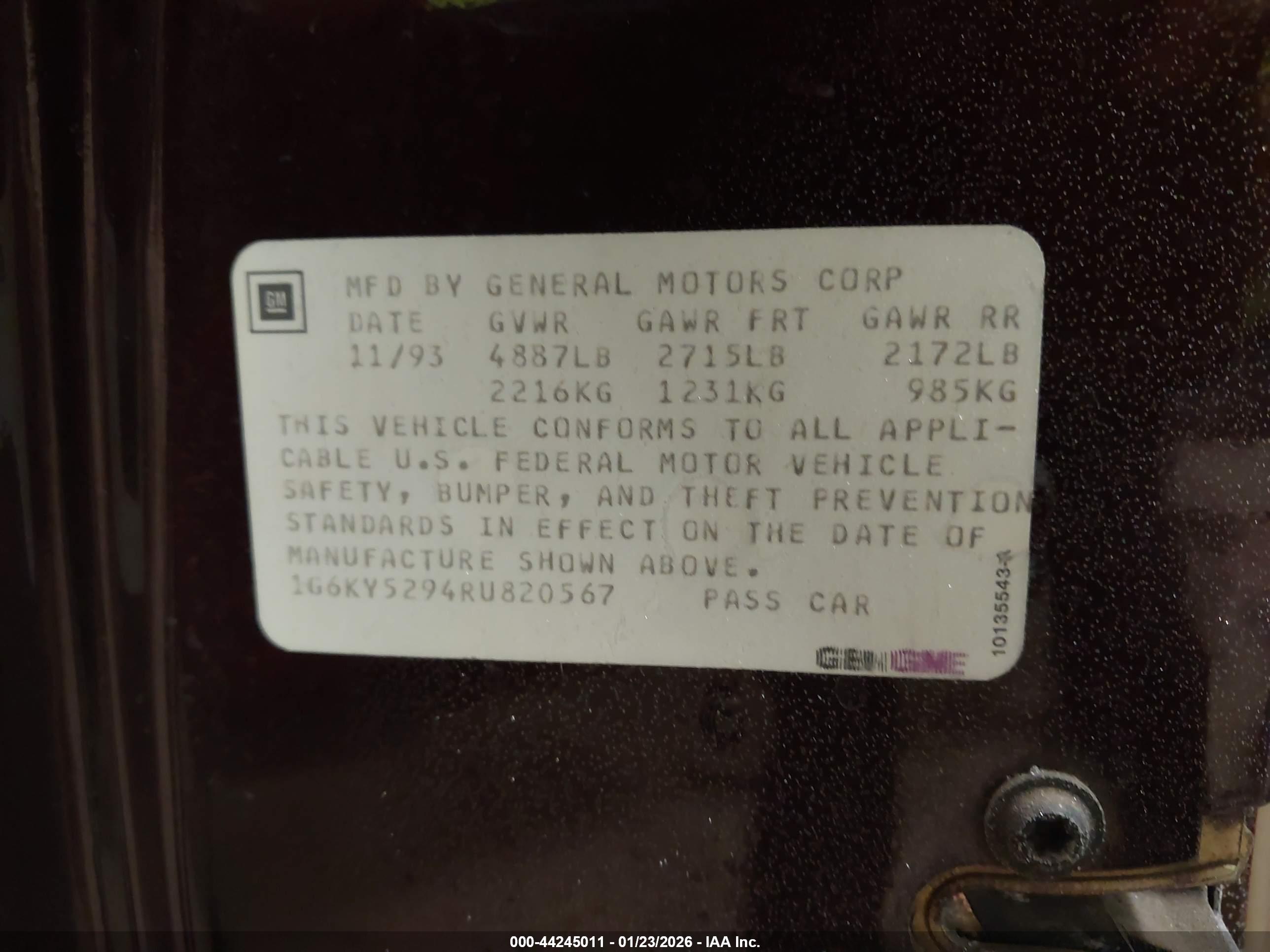 CADILLAC SEVILLE image 9