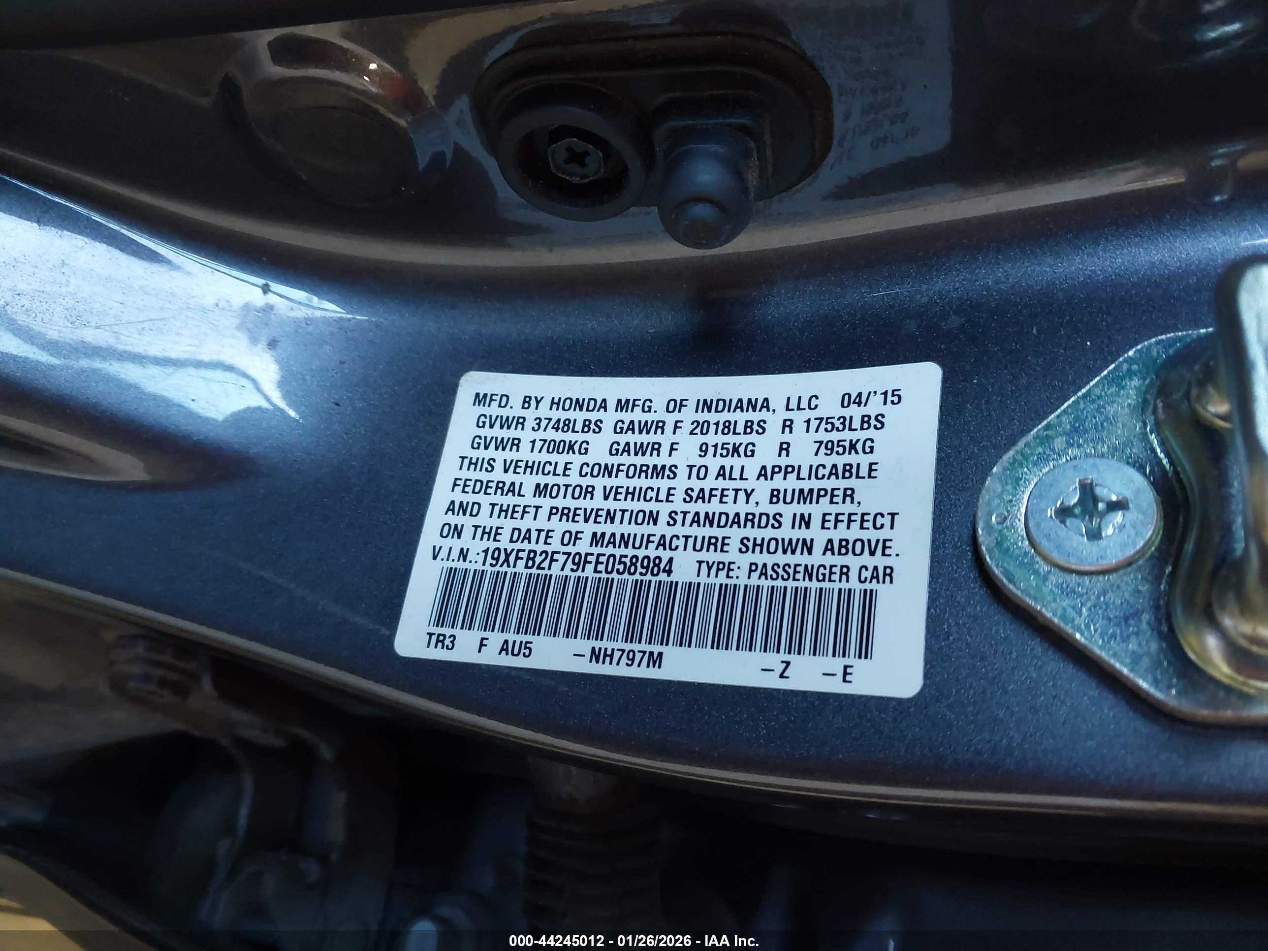 HONDA CIVIC image 9