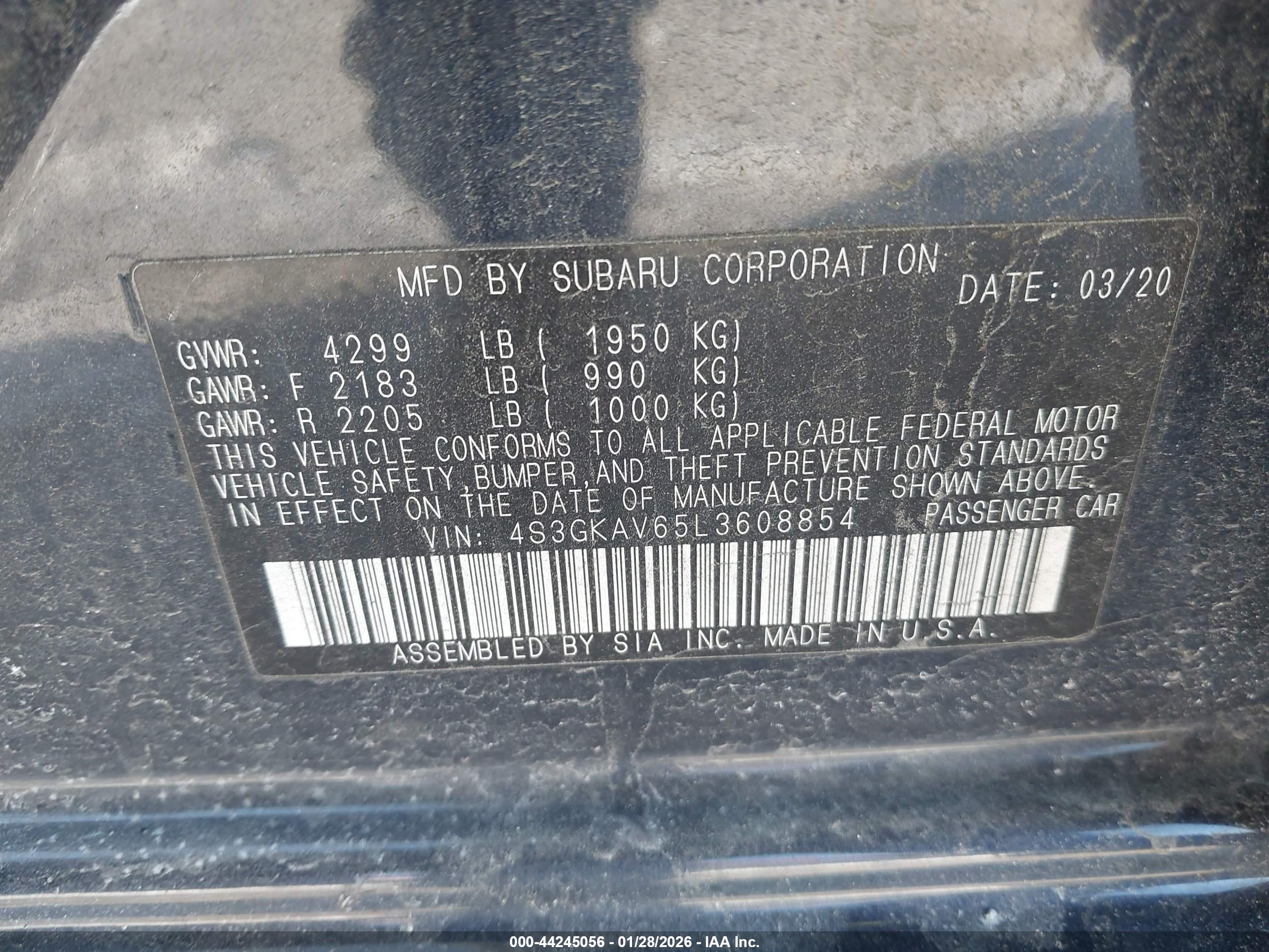 SUBARU IMPREZA image 9