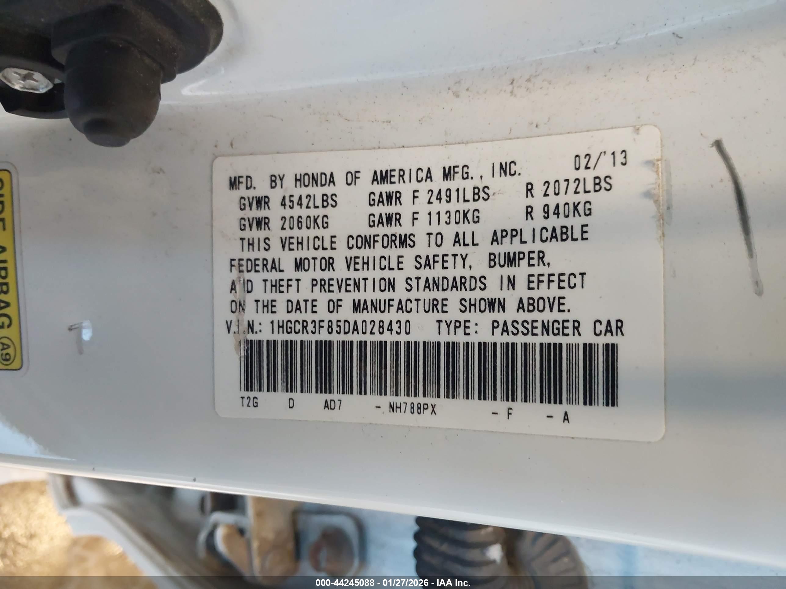 HONDA ACCORD image 9