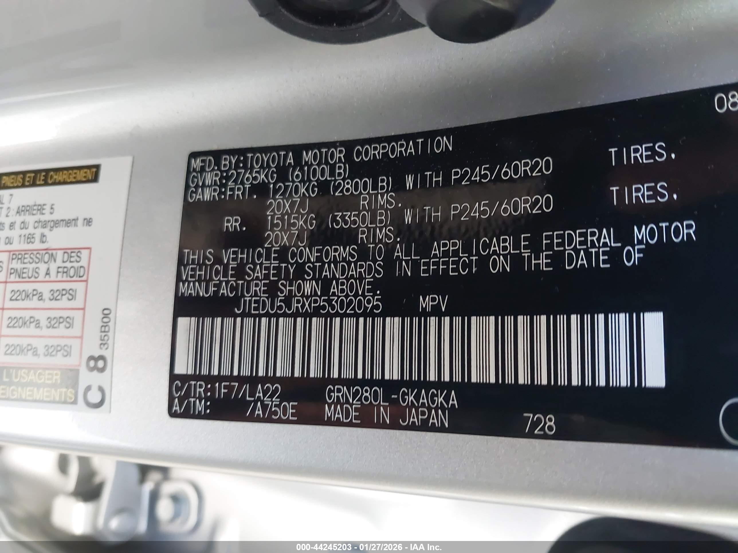 TOYOTA 4RUNNER image 9