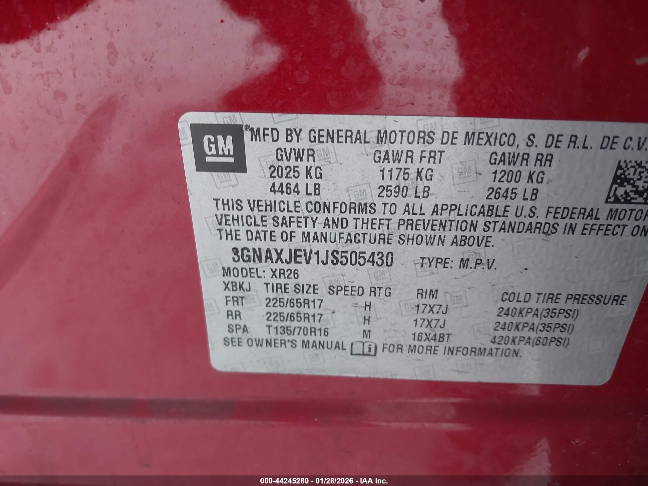 CHEVROLET EQUINOX image 9