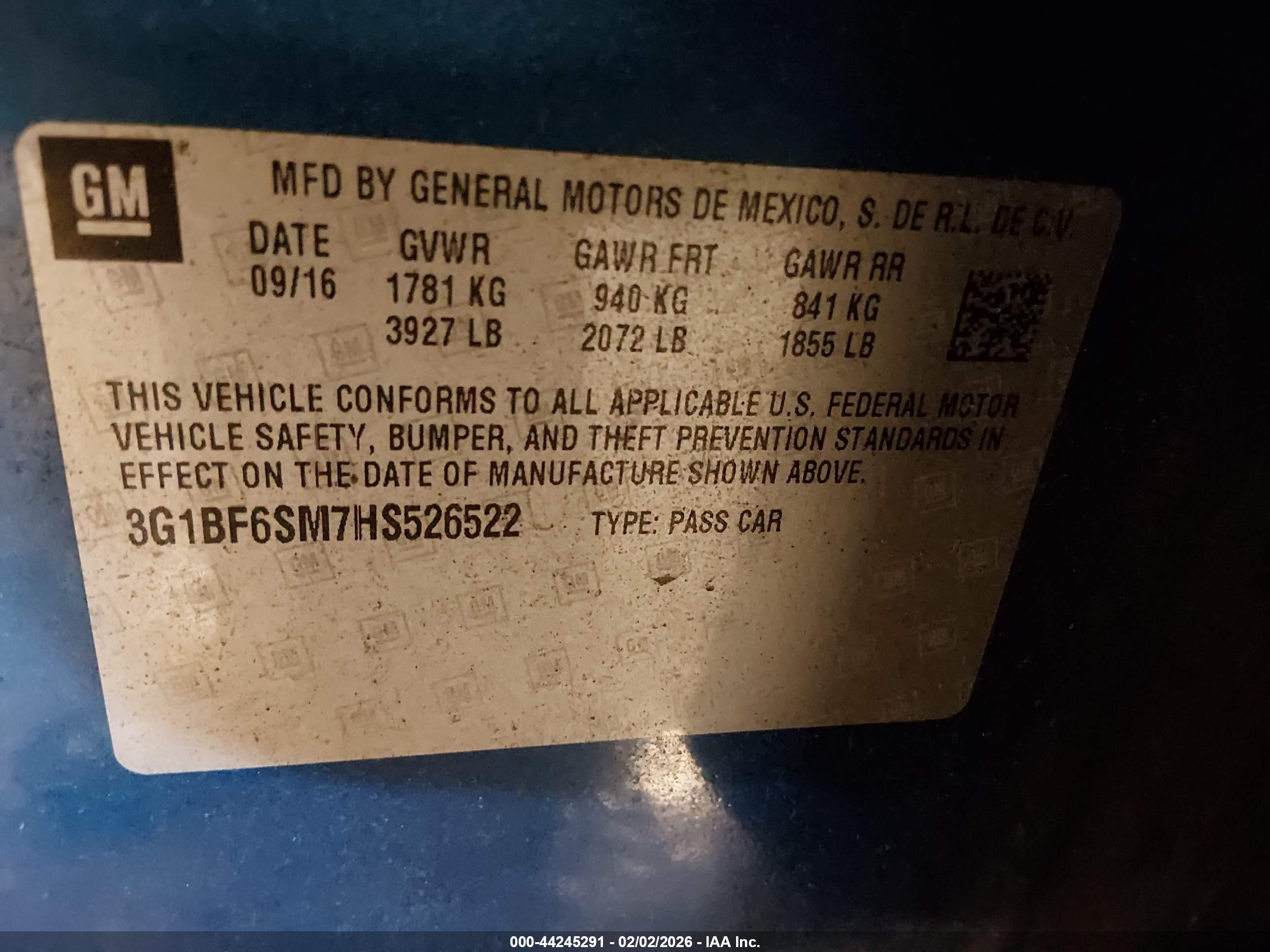 CHEVROLET CRUZE image 9