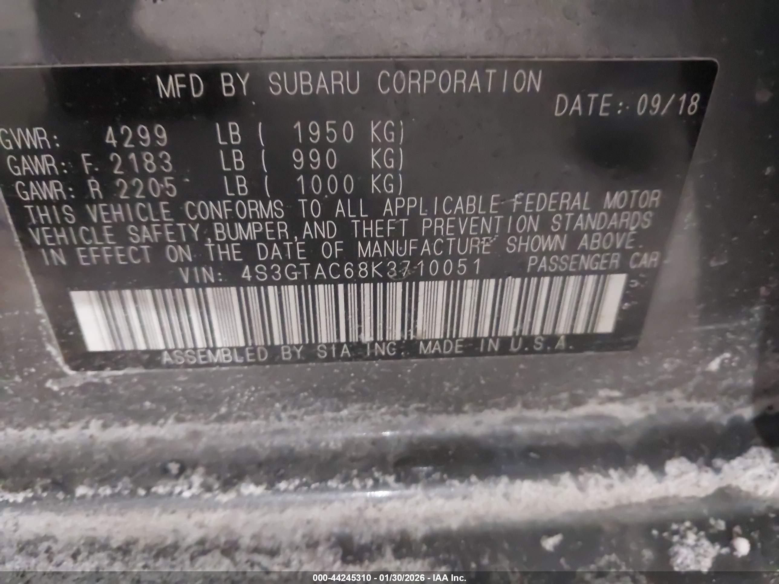 SUBARU IMPREZA image 9