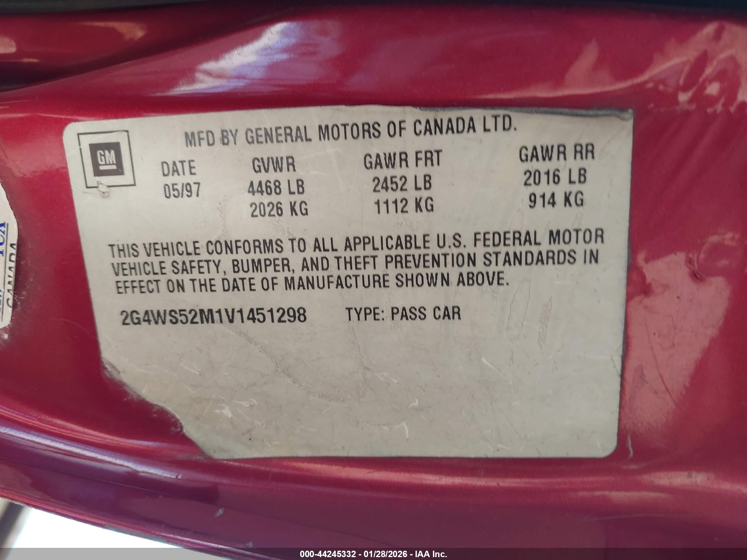BUICK CENTURY image 9