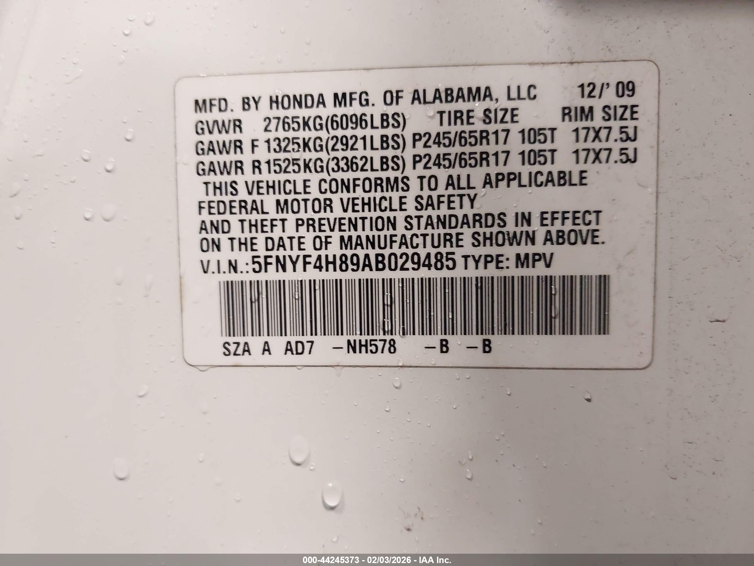 HONDA PILOT image 9