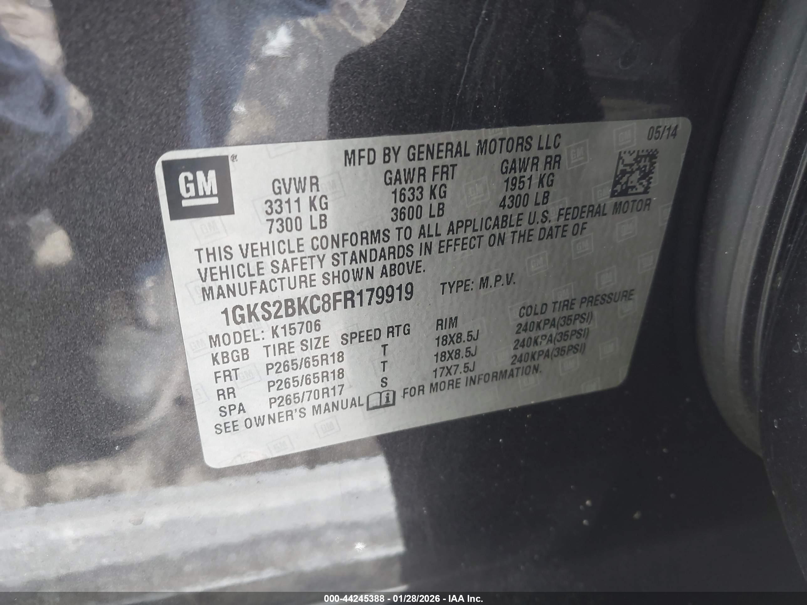 GMC YUKON image 9