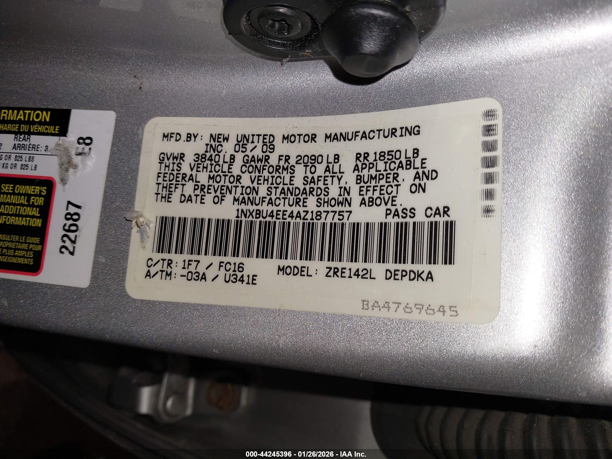 TOYOTA COROLLA image 9