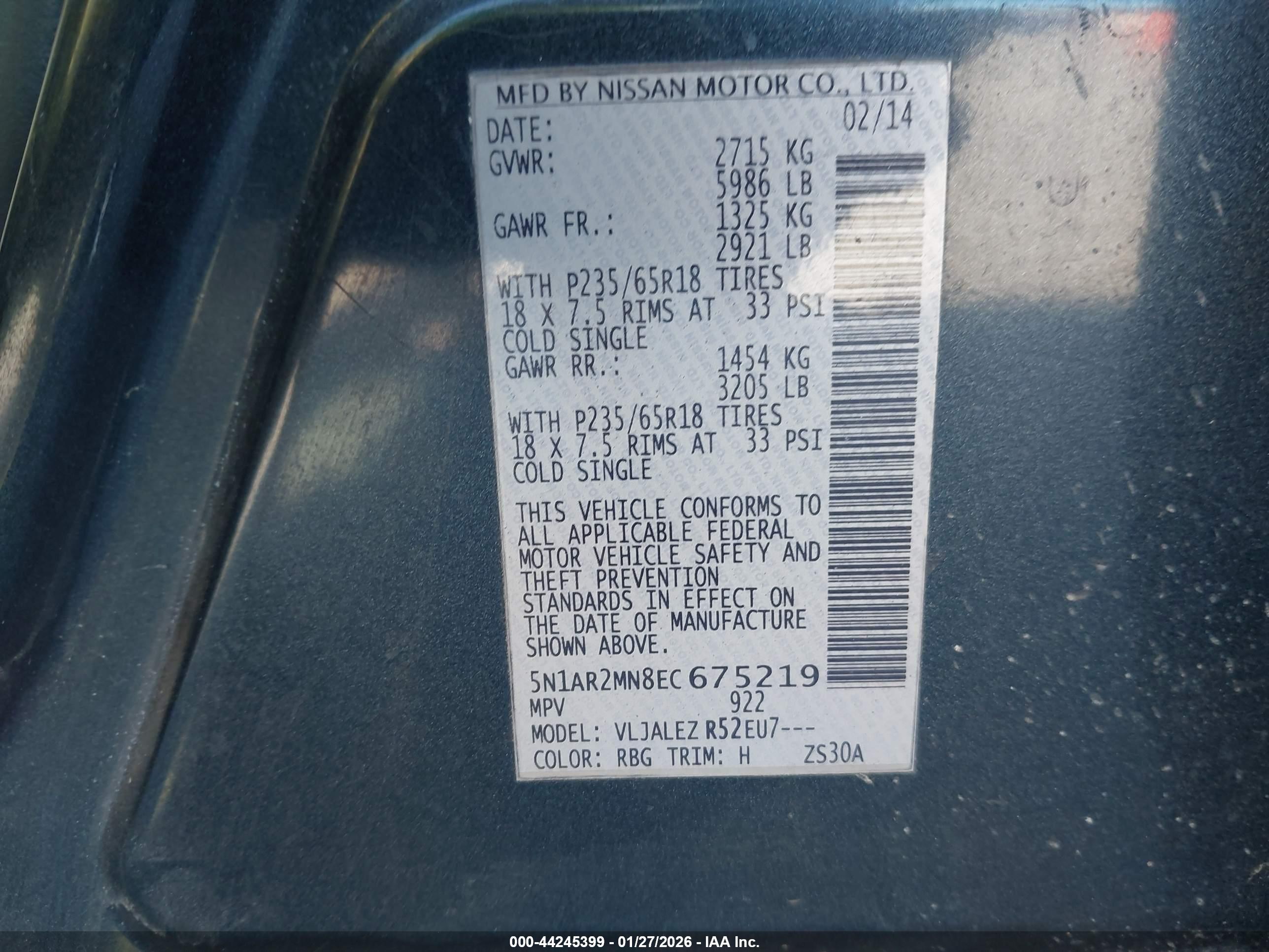 NISSAN PATHFINDER image 9