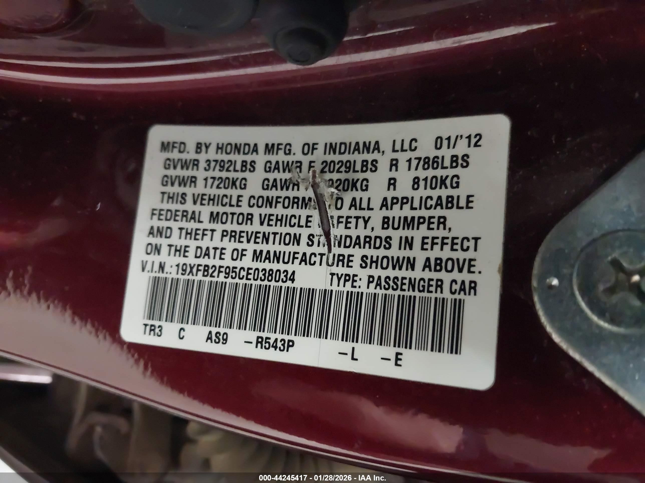 HONDA CIVIC image 9
