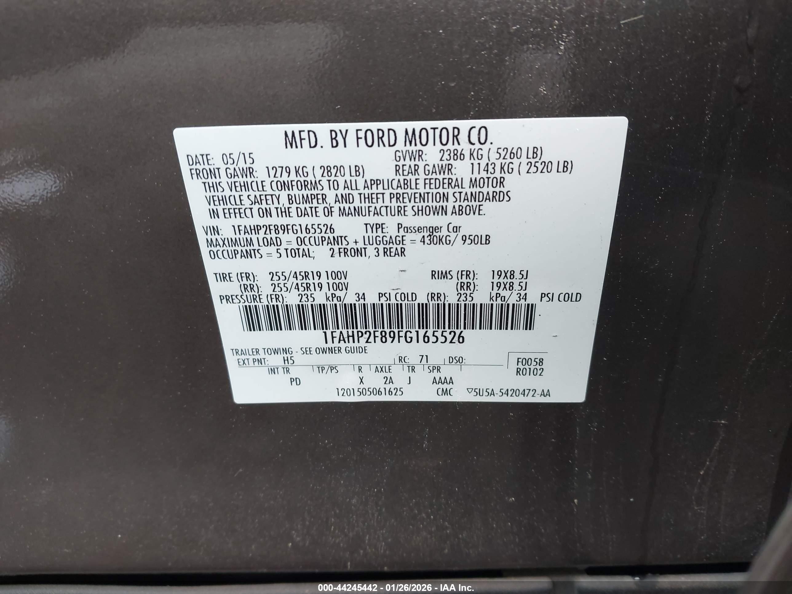 FORD TAURUS image 9