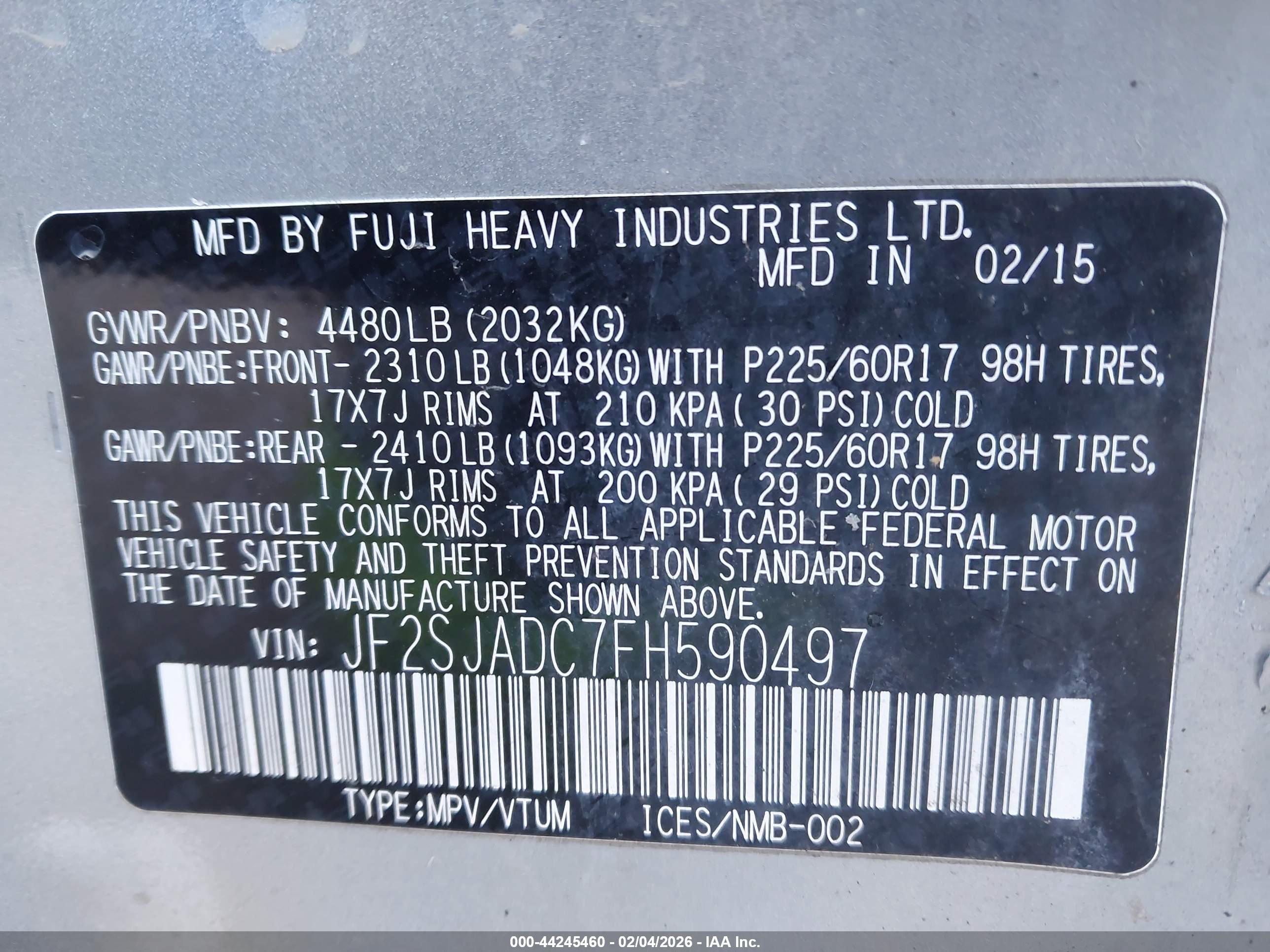 SUBARU FORESTER image 9