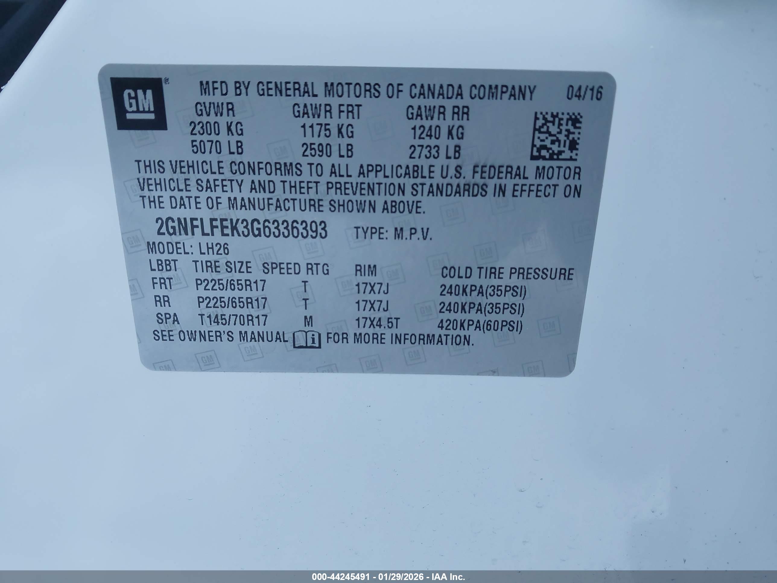 CHEVROLET EQUINOX image 9