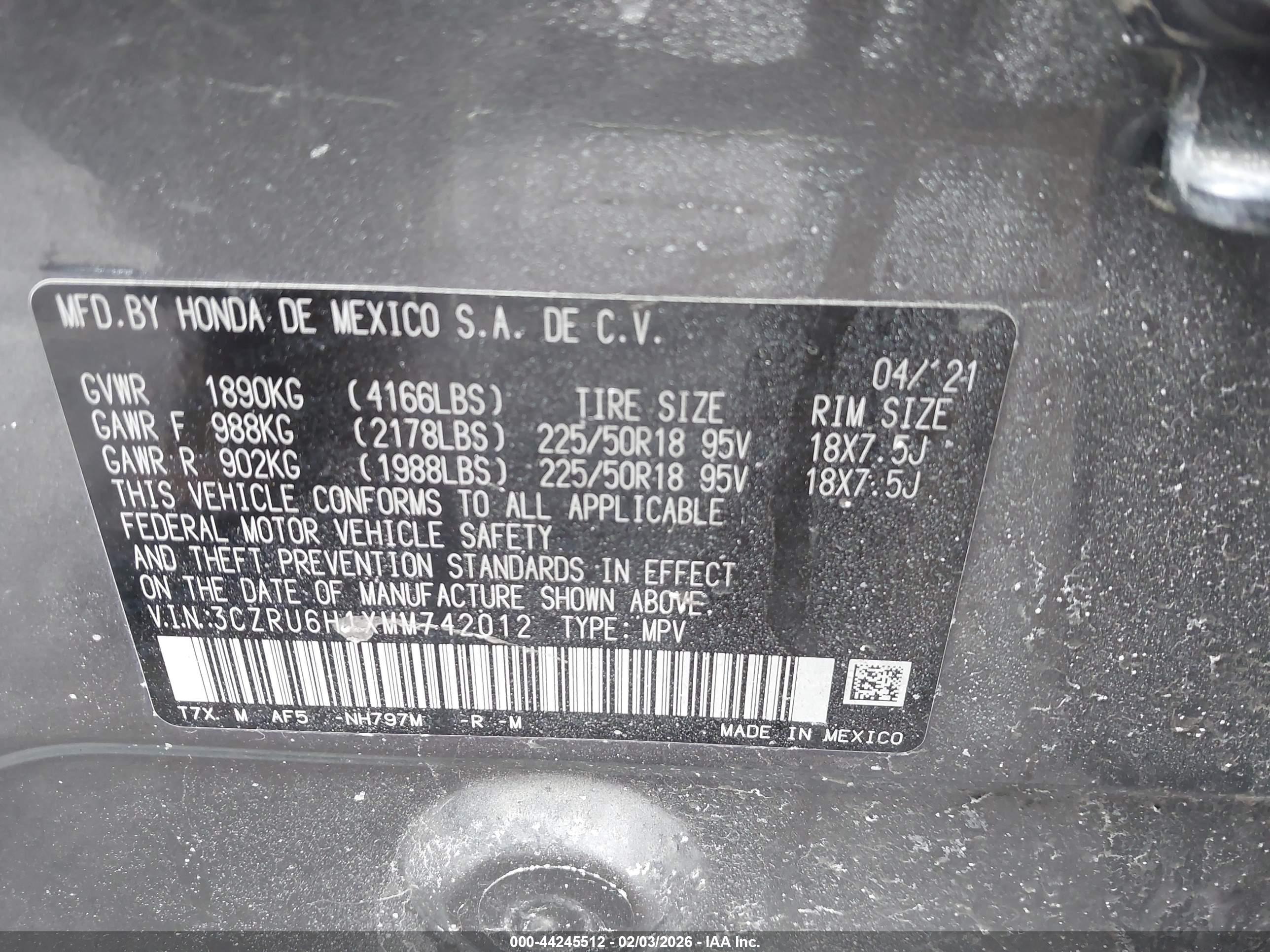 HONDA HR-V image 9