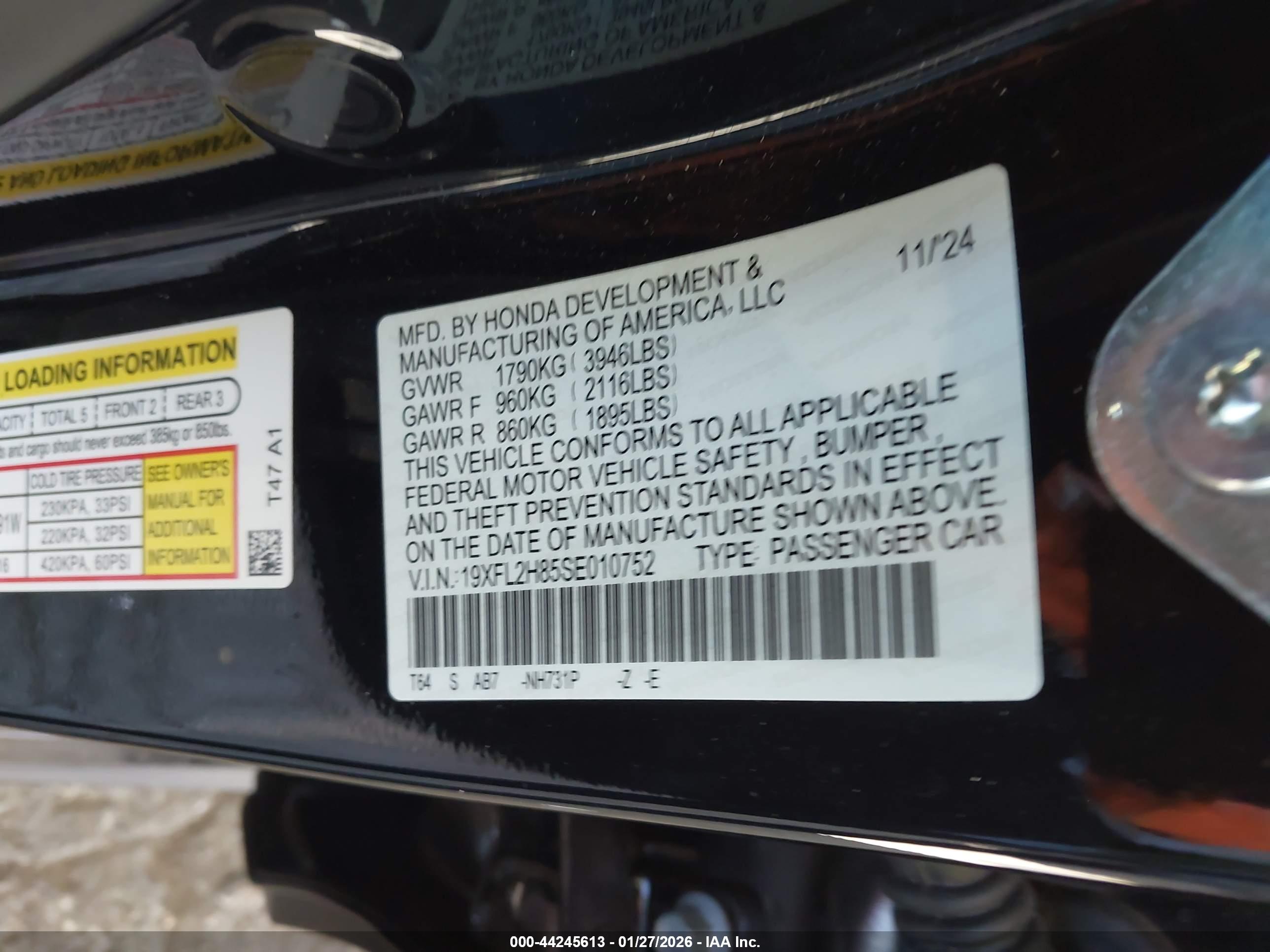 HONDA CIVIC image 9
